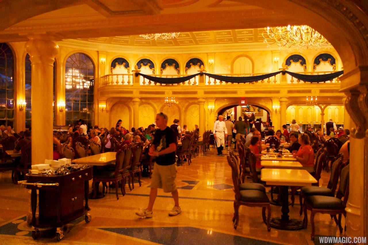 Be Our Guest Restaurant lunch -  The Ballroom full of guests