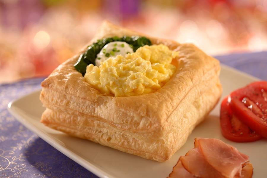 Be Our Guest breakfast menu items