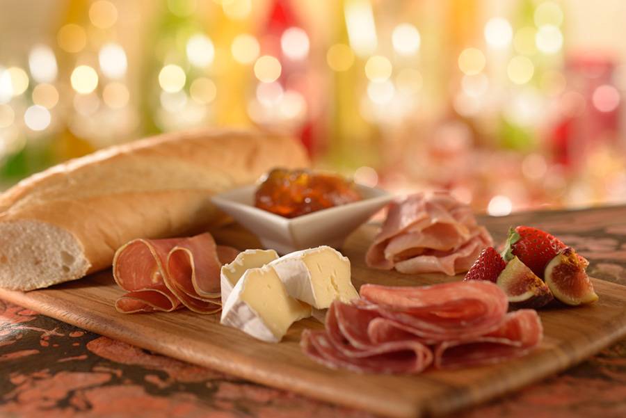Be Our Guest breakfast - Cured meats