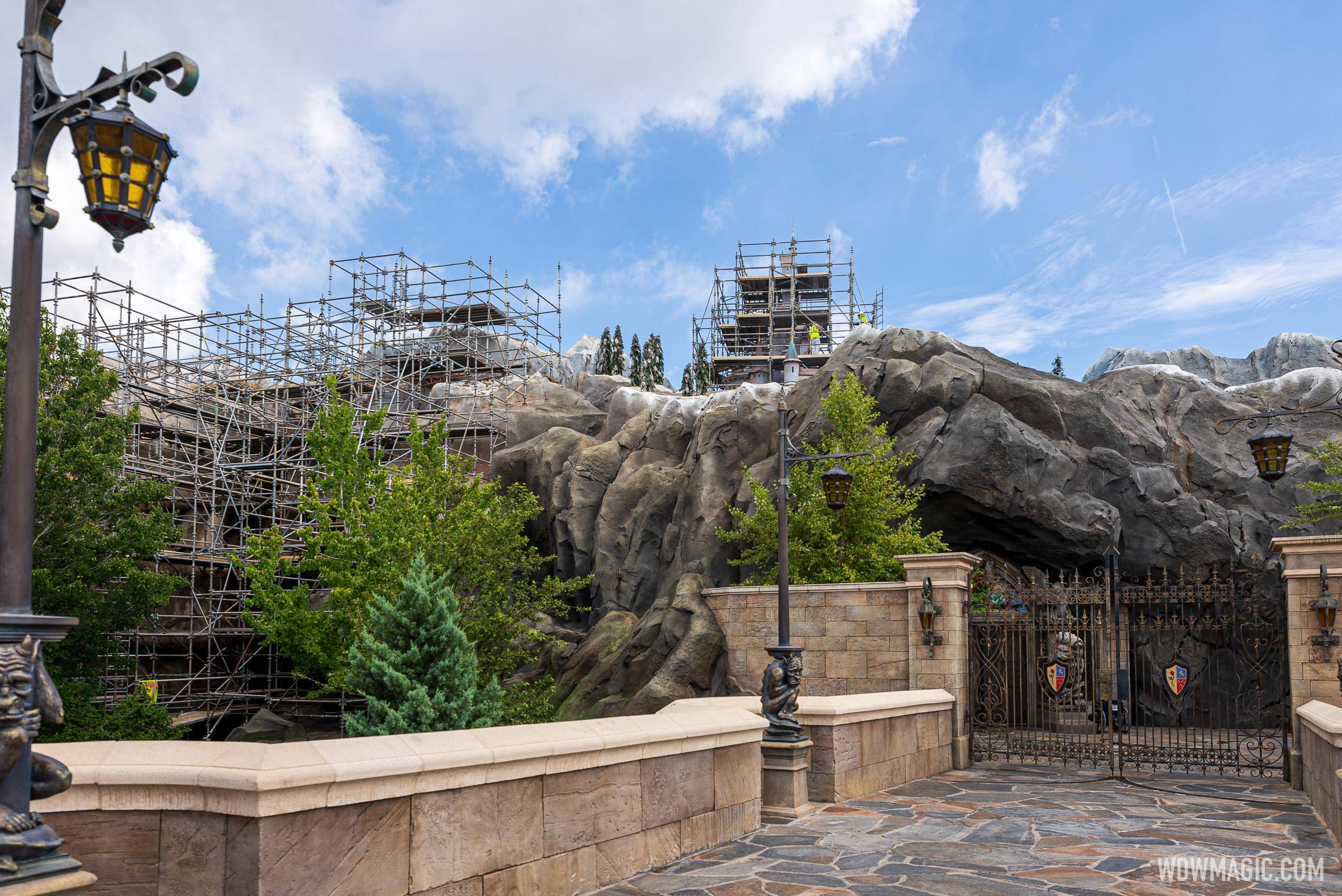 Be Our Guest refurbishment - Beast's Castle - August 2 2021