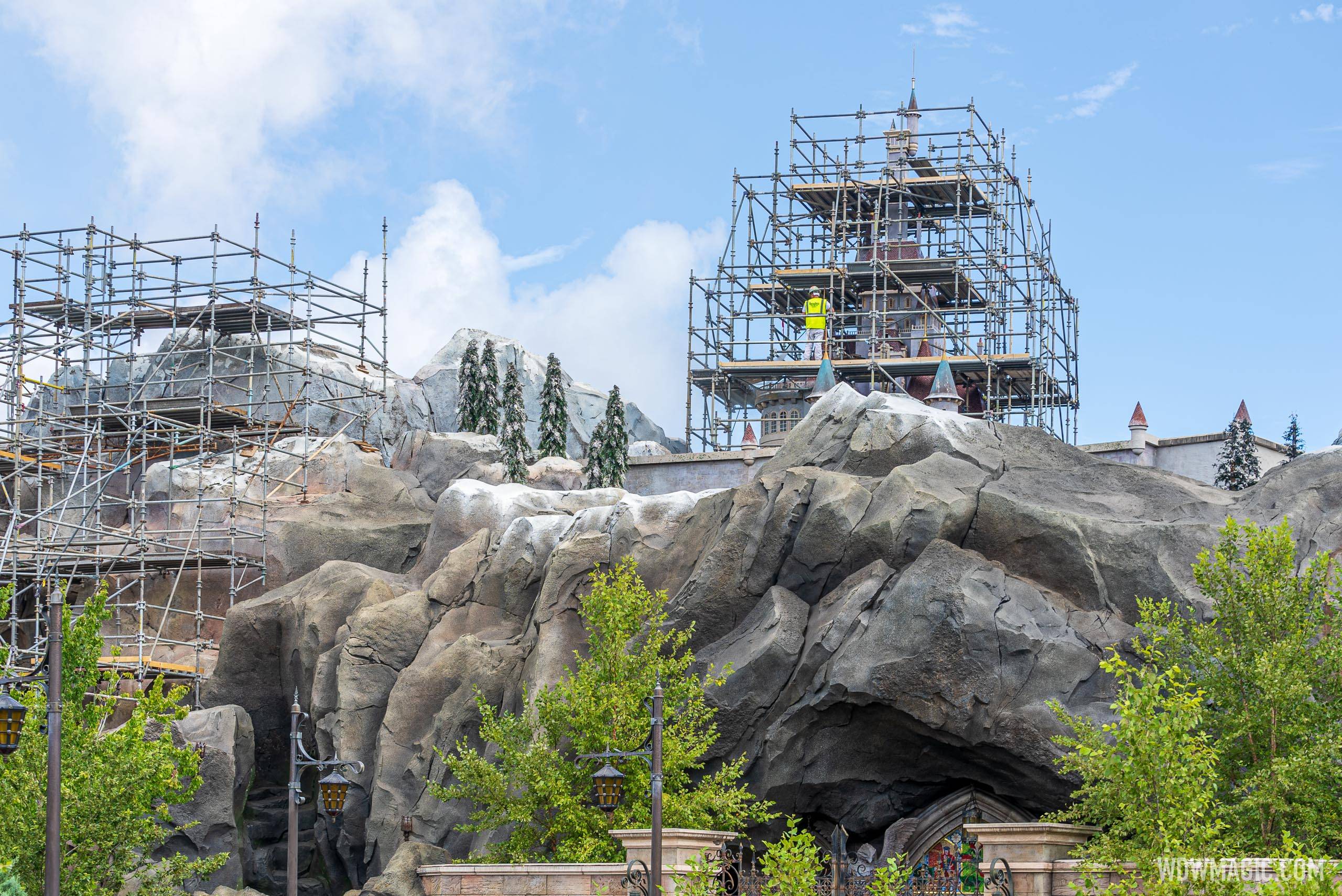 Be Our Guest refurbishment - Beast's Castle - August 2 2021