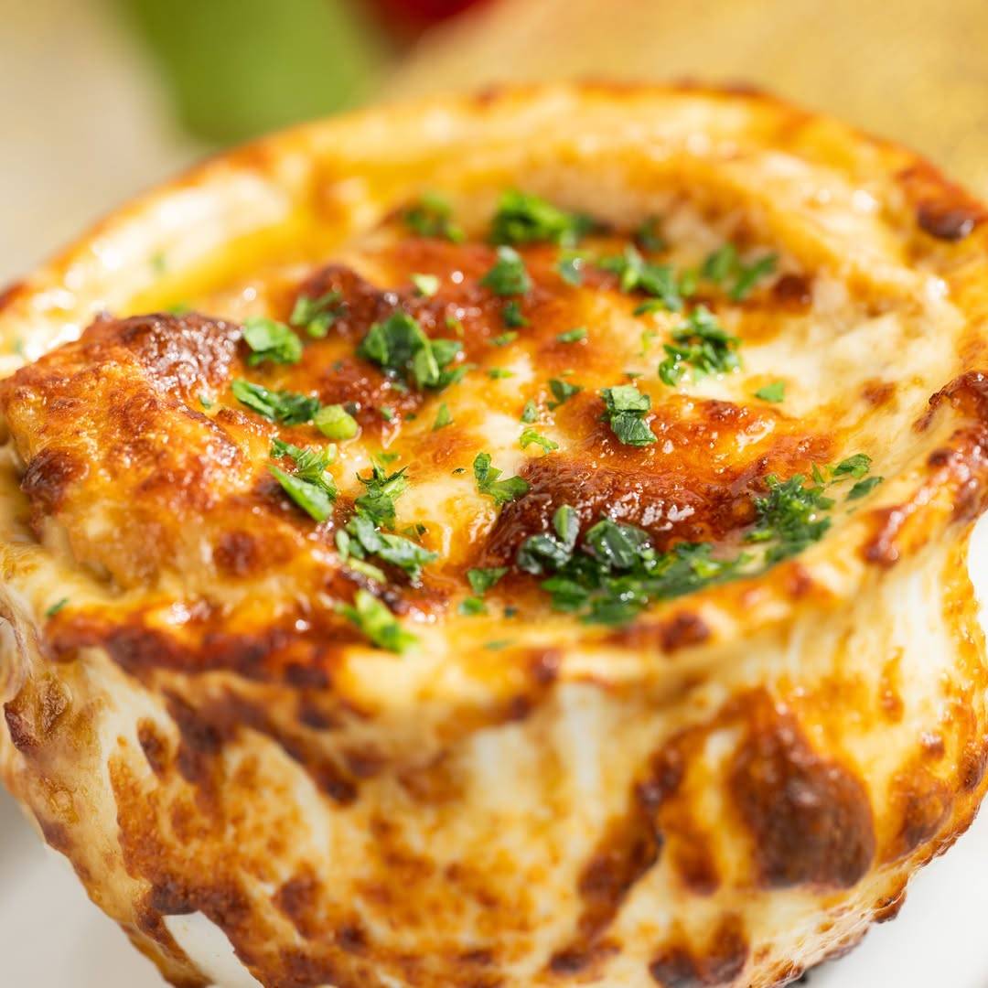 French Onion Soup au Gratin