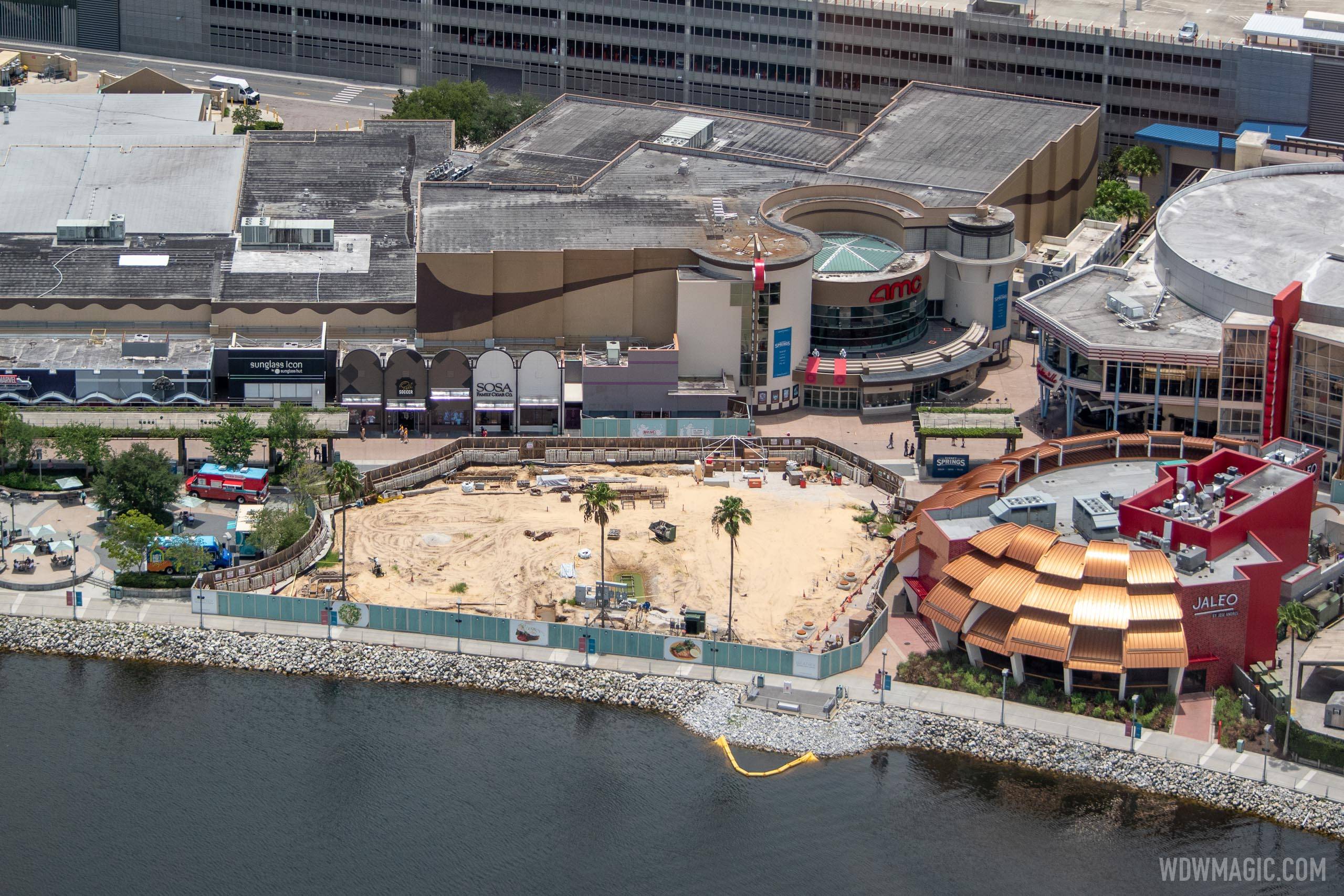 The location for Summer House on the Lake at Disney Springs