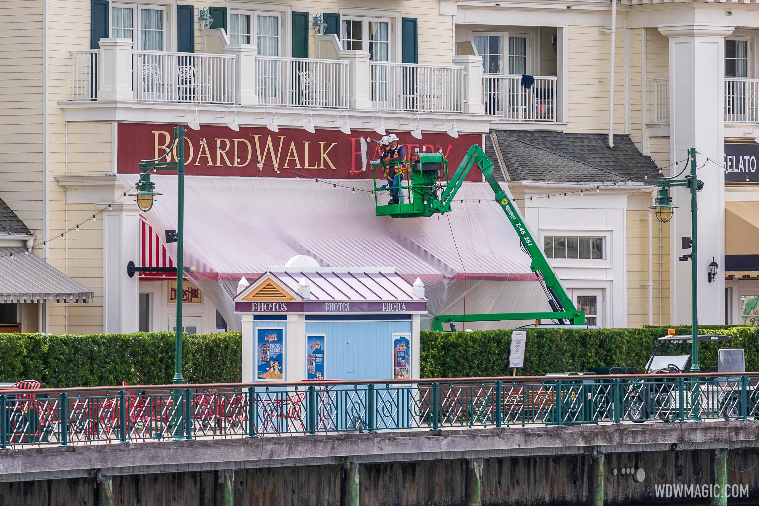 Boardwalk Deli construction - August 11 2022