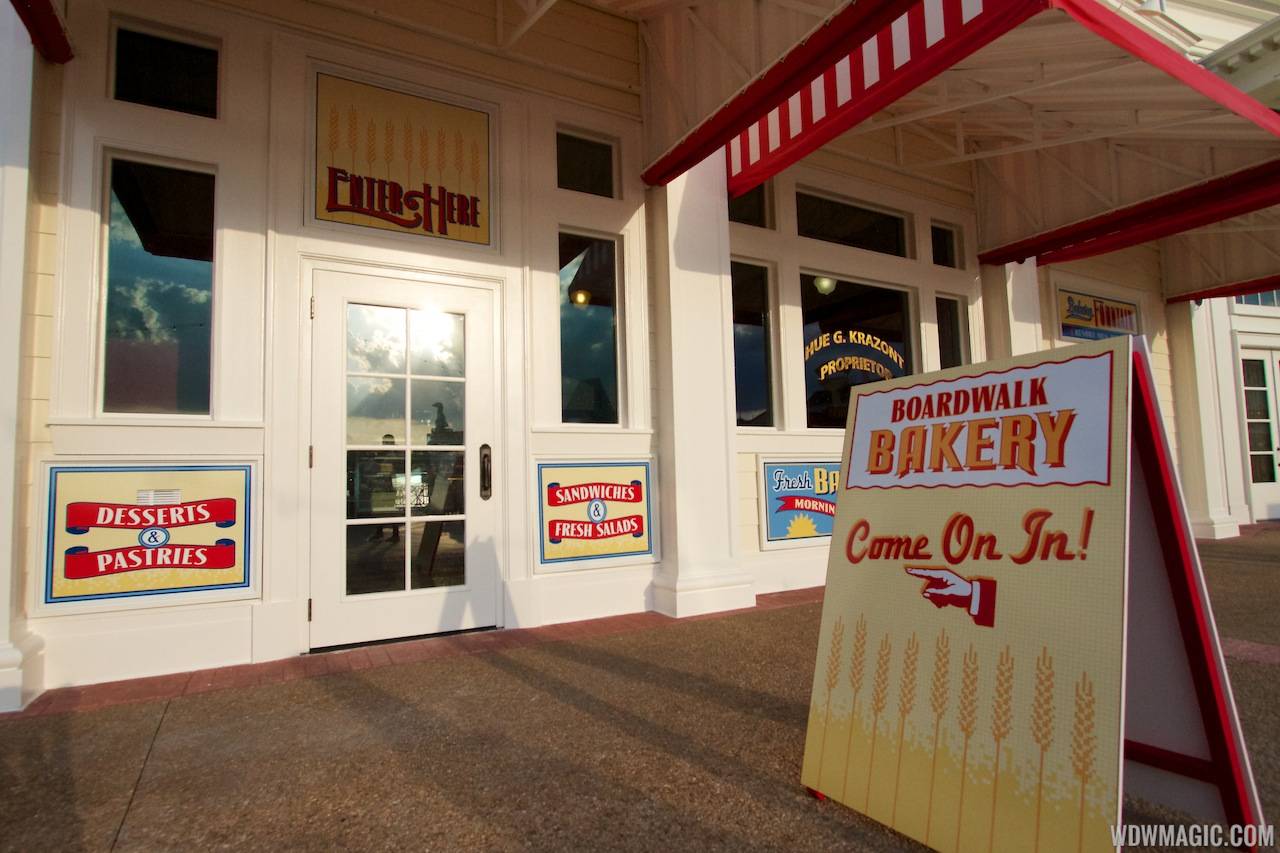Newly refurbished BoardWalk Bakery exterior - Come on in!