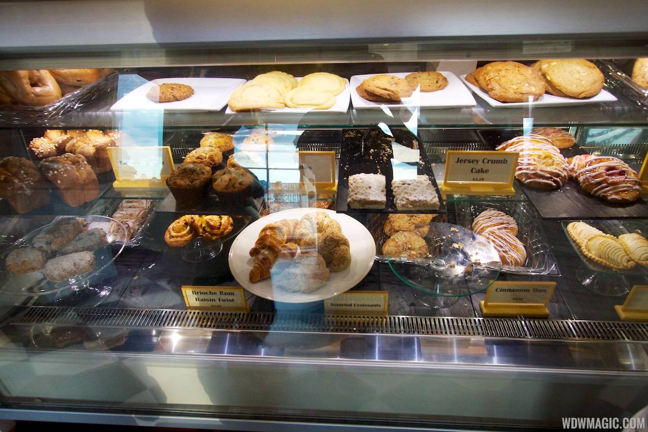 Inside the new Boardwalk Bakery - Baked Goods case