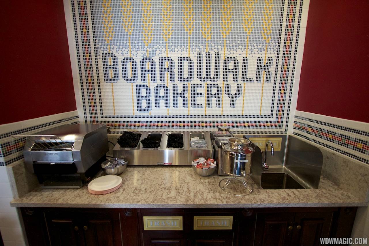 Inside the new Boardwalk Bakery - Fountain drink area