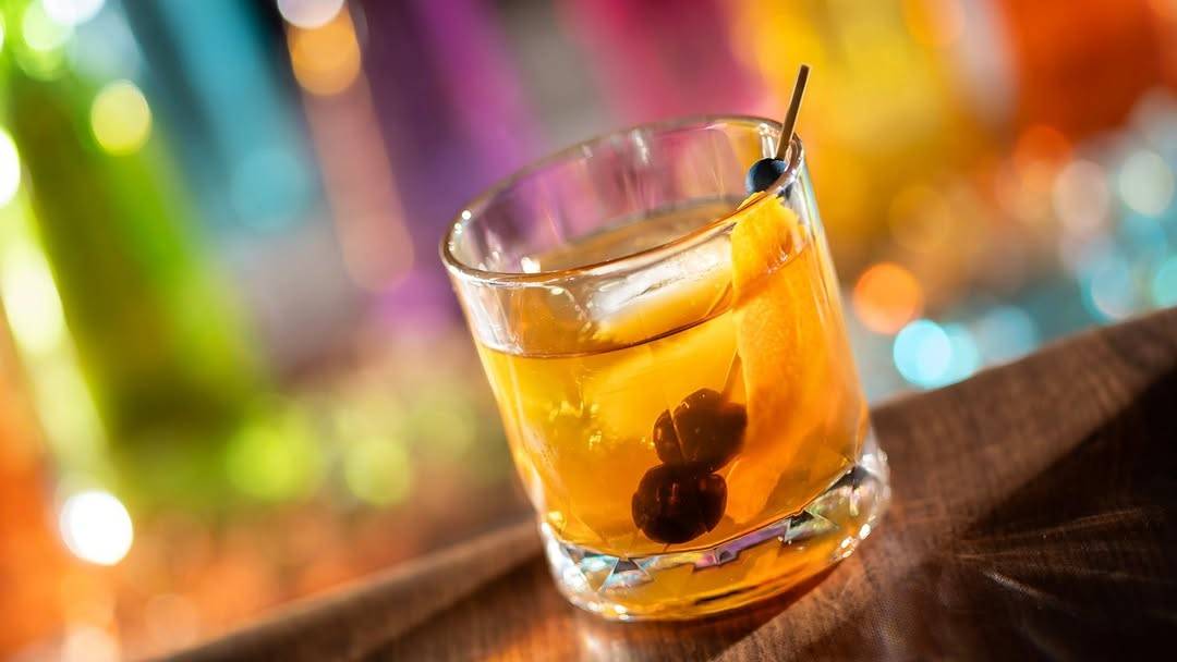 Maple Bourbon Old Fashioned: Redwood Empire Pipe Dream Bourbon, vanilla maple syrup, Angostura bitters, Luxardo gourmet maraschino cherries with an orange twist