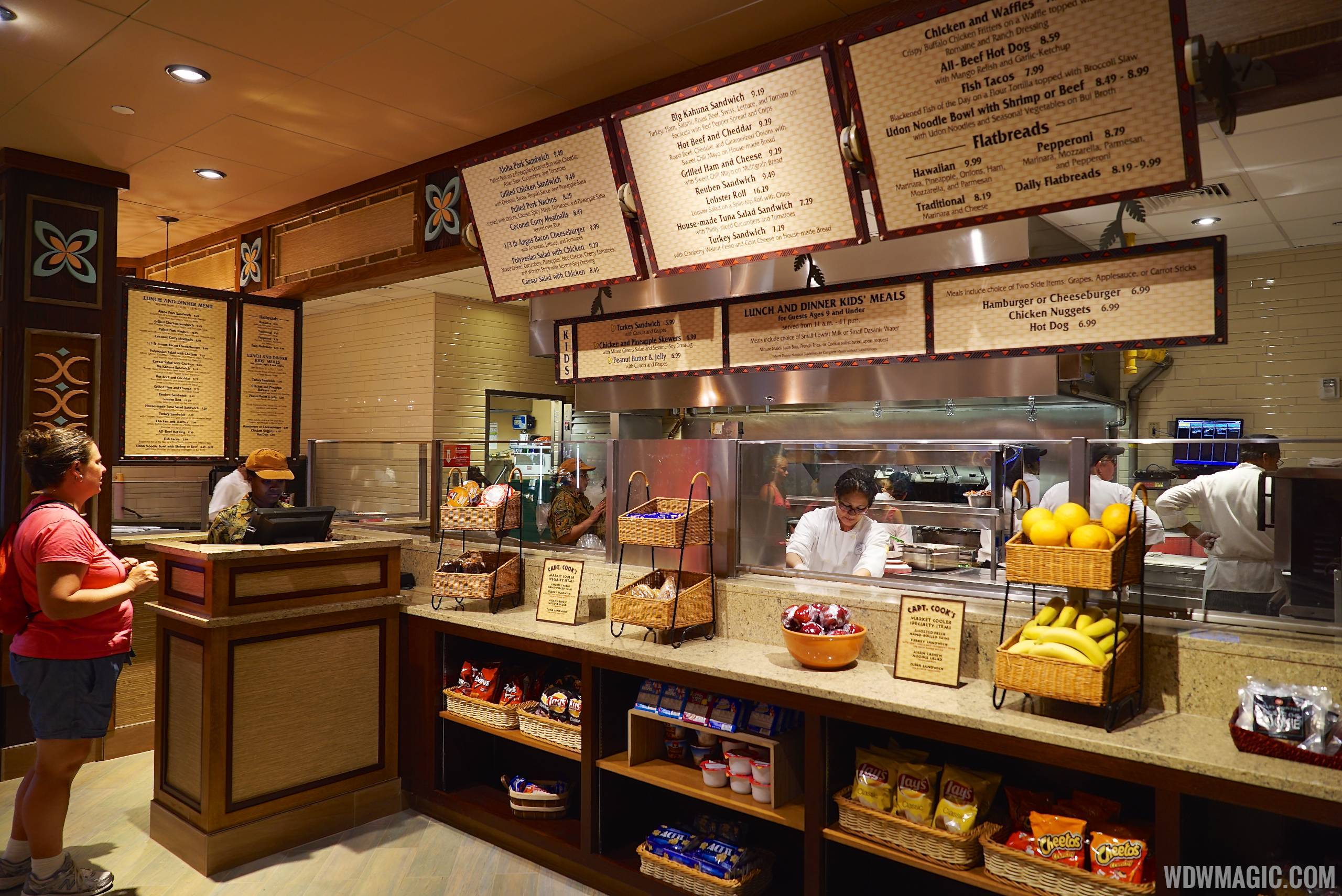 Captain Cook's - Ordering area