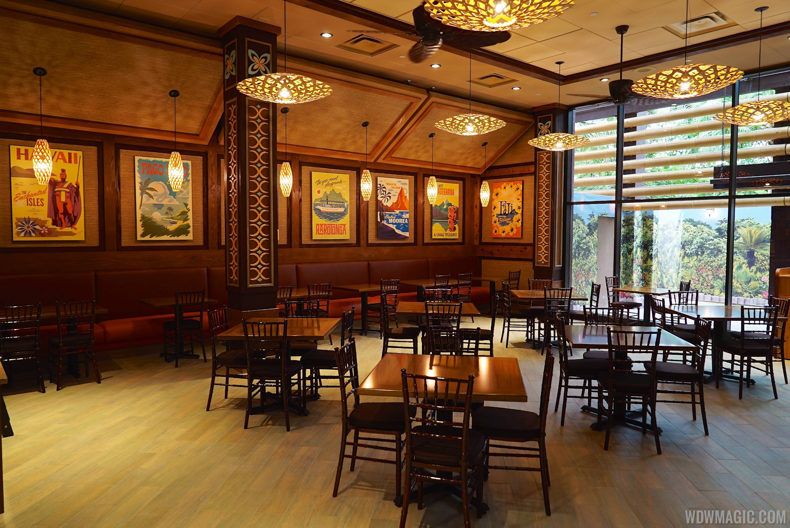 PHOTOS - Newly refurbished Captain Cook's reopens at Disney's Polynesian Village Resort