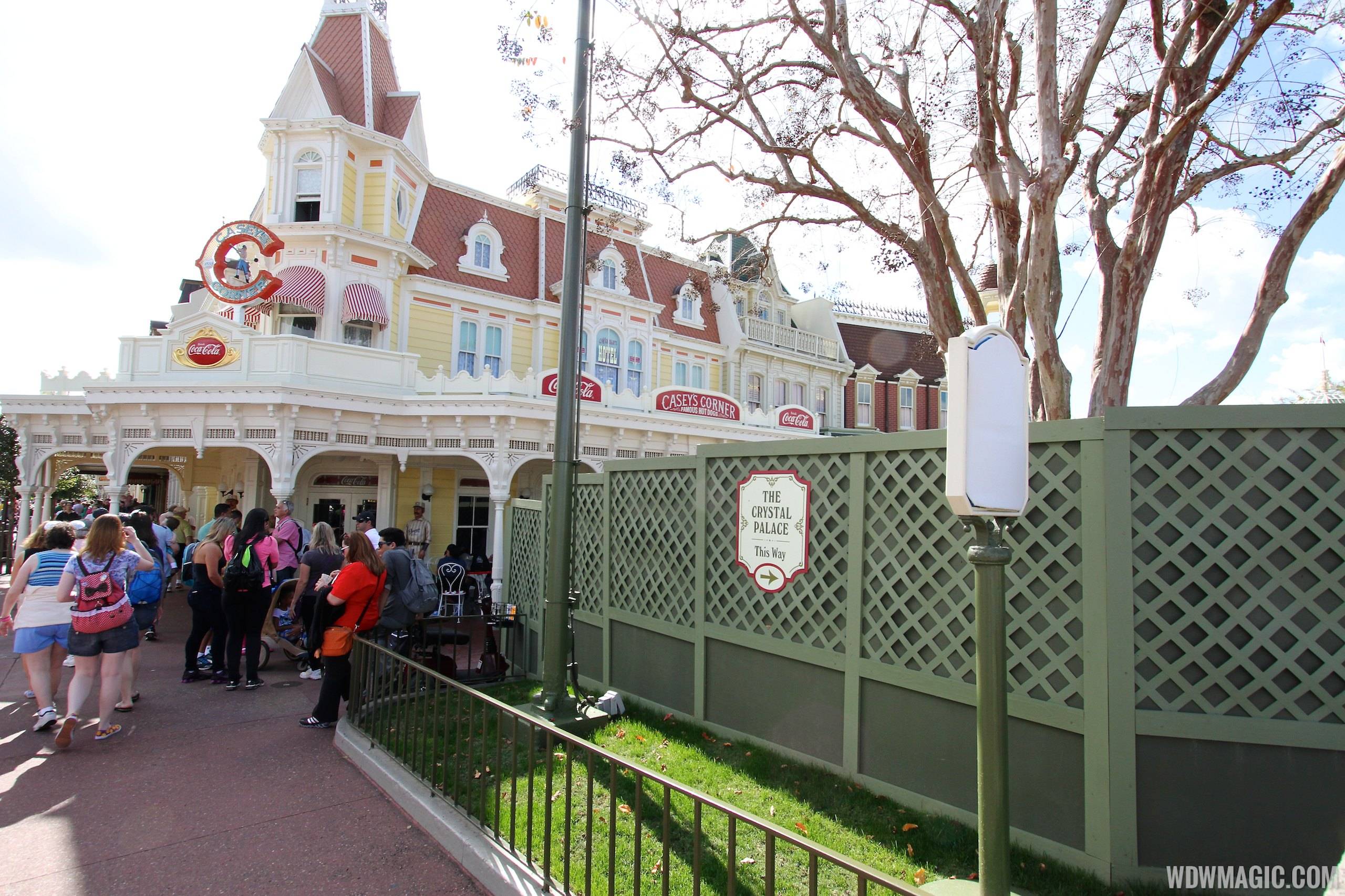 PHOTOS - A look at the Casey's Corner outdoor seating area expansion at the Magic Kingdom