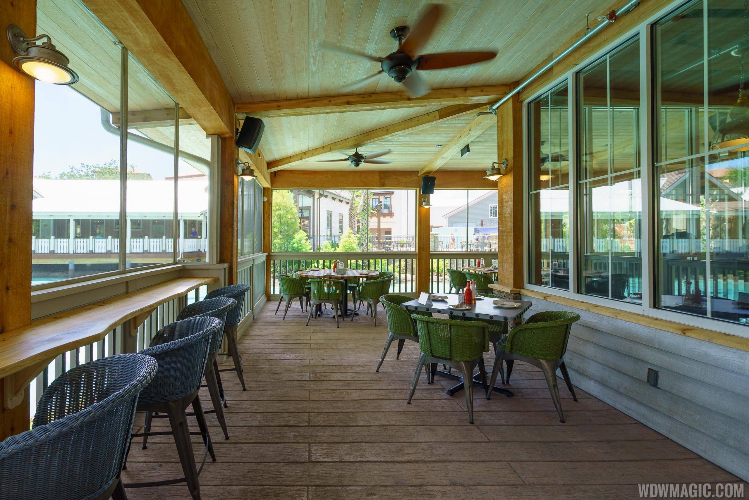 Homecoming: Florida Kitchen and Shine Bar outdoor seating