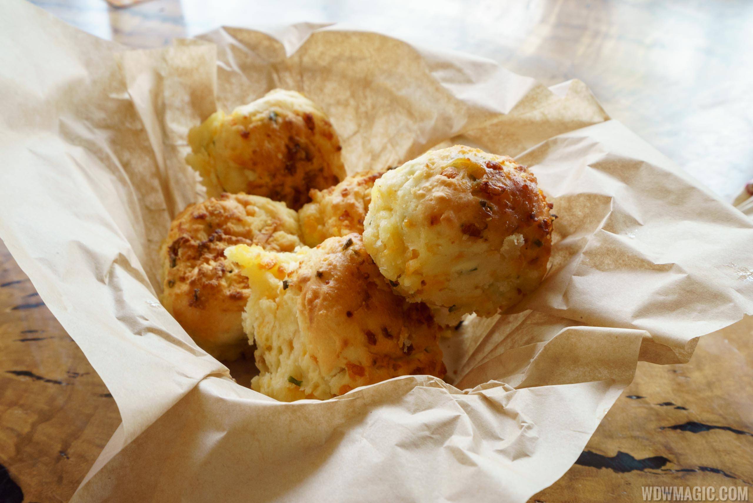 Homecoming restaurant - Cheddar Cheese Drop Biscuits 