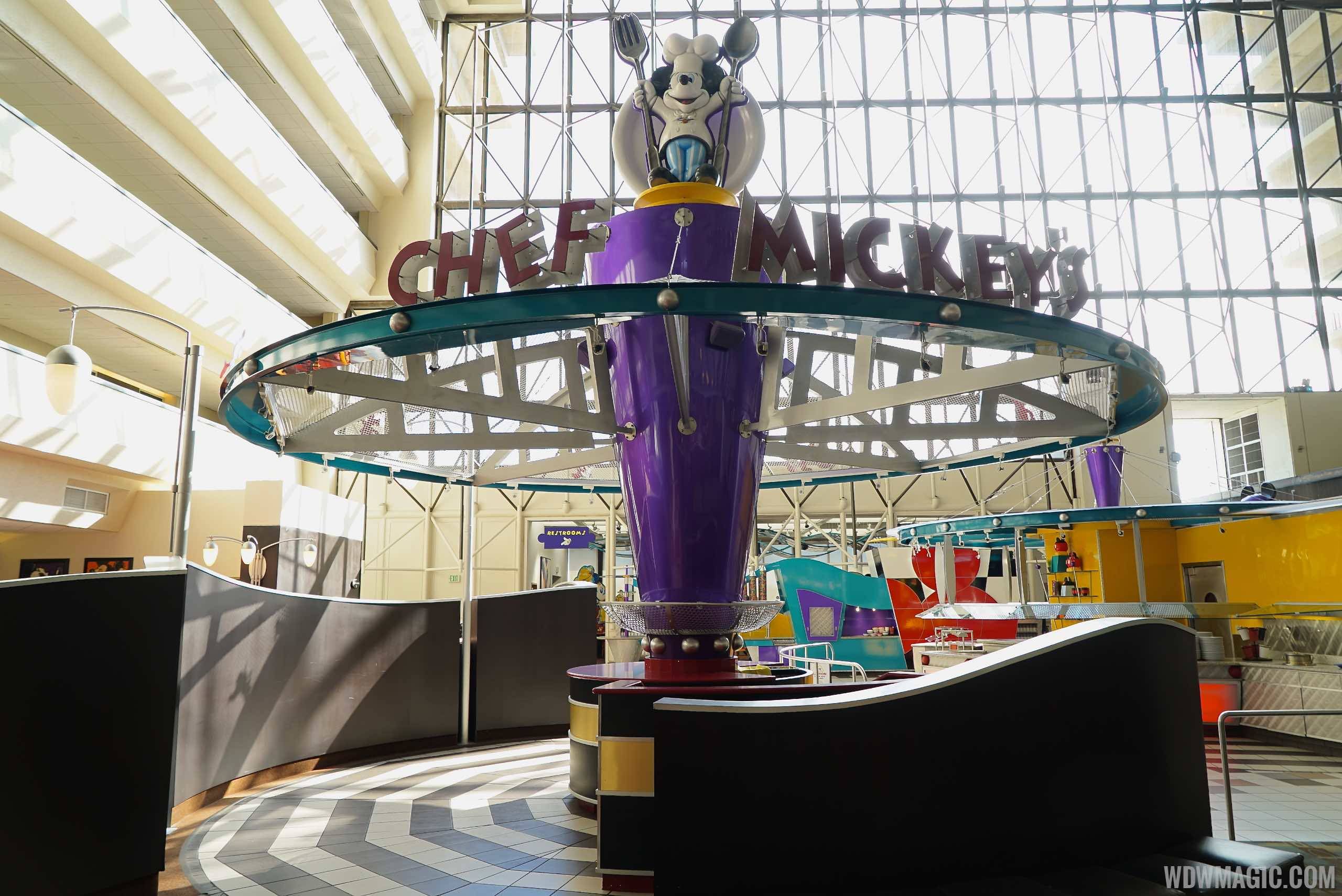Chef Mickey's temporary relocation to the convention center is back on for the end of the year