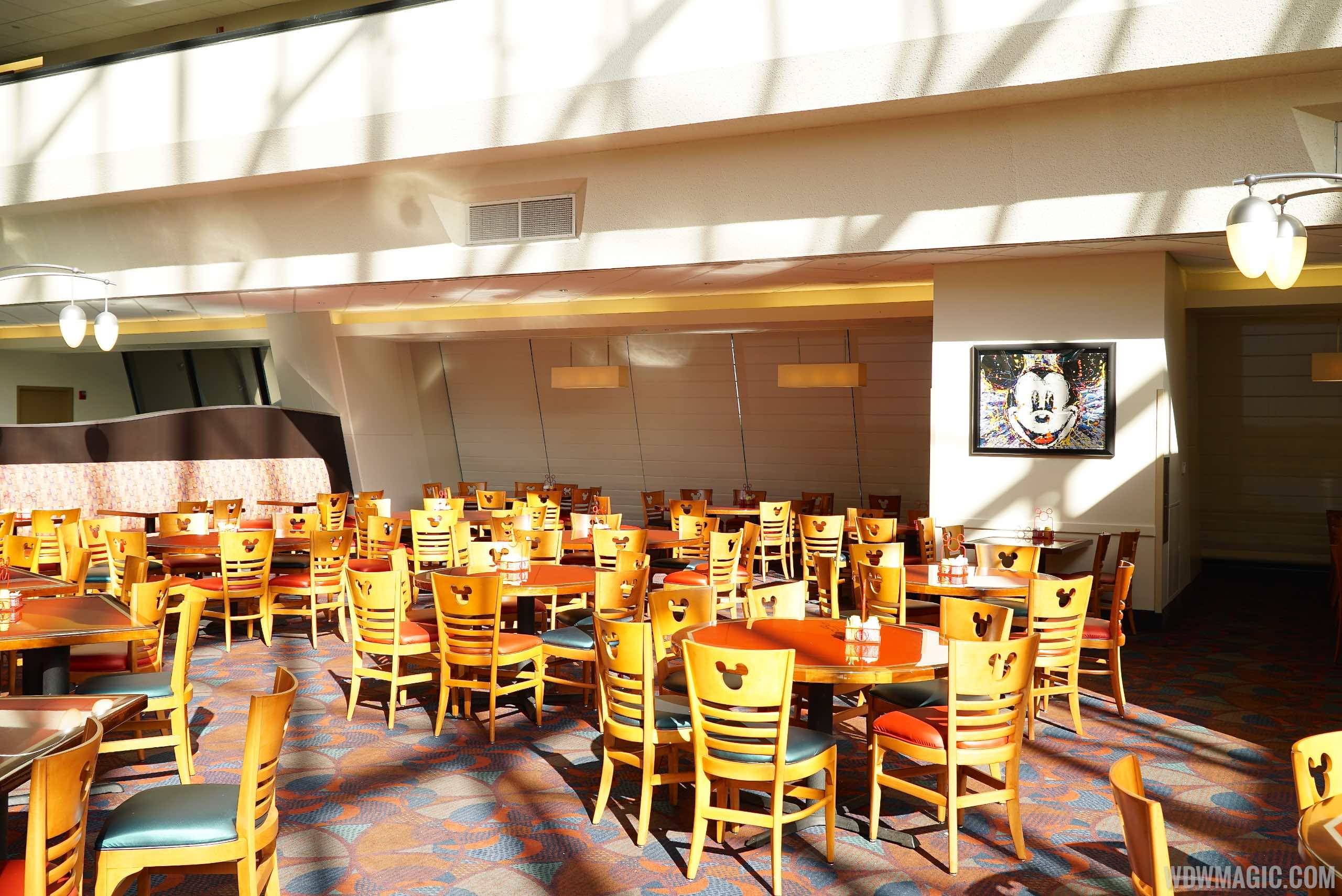 Chef Mickey's dining room