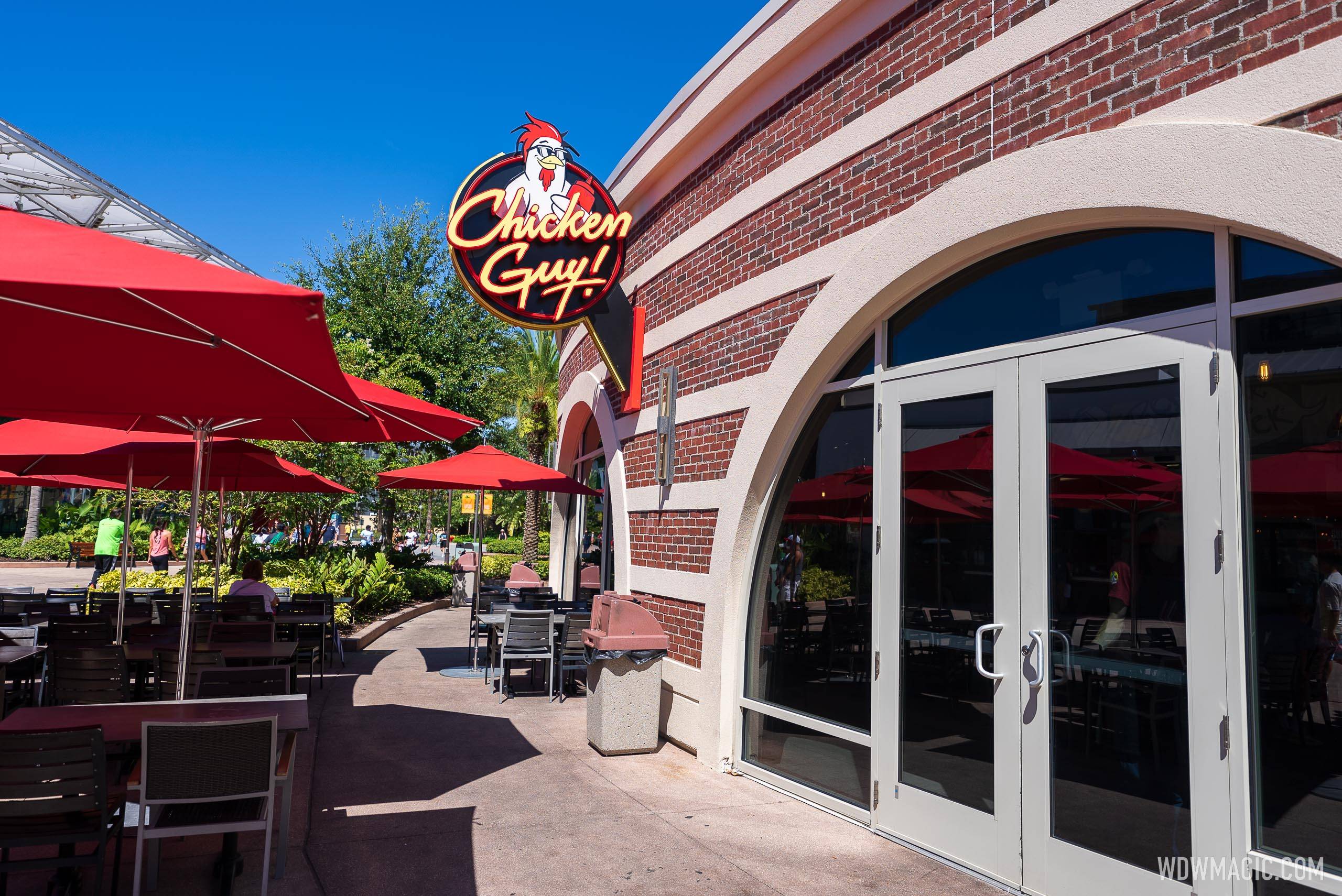Entrance to Chicken Guy at Disney Springs