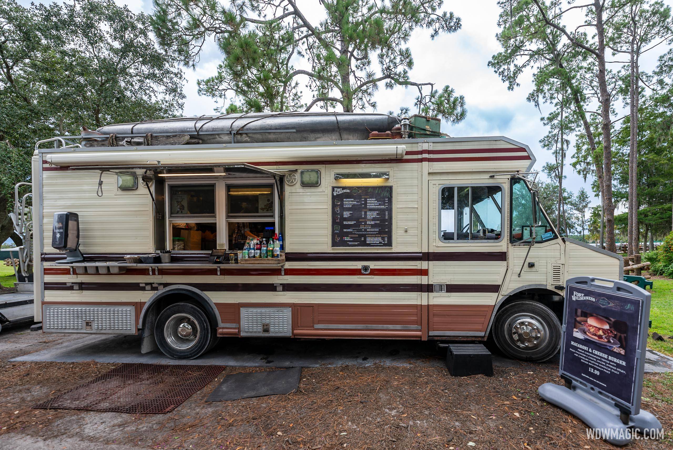 Chuck Wagon Food Truck closing for refurbishment at Disney's Fort Wilderness Resort