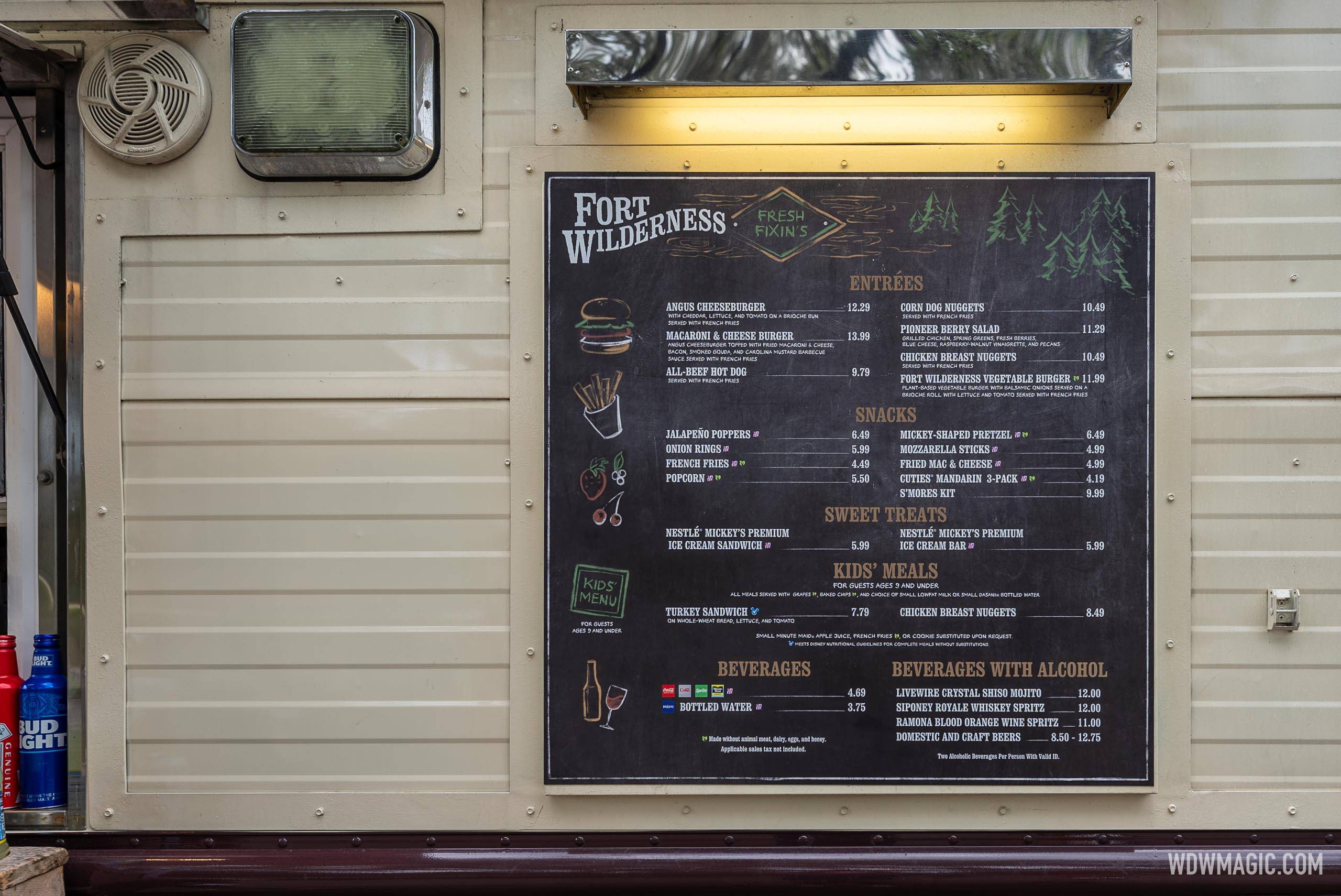 Chuck Wagon Food Truck menu