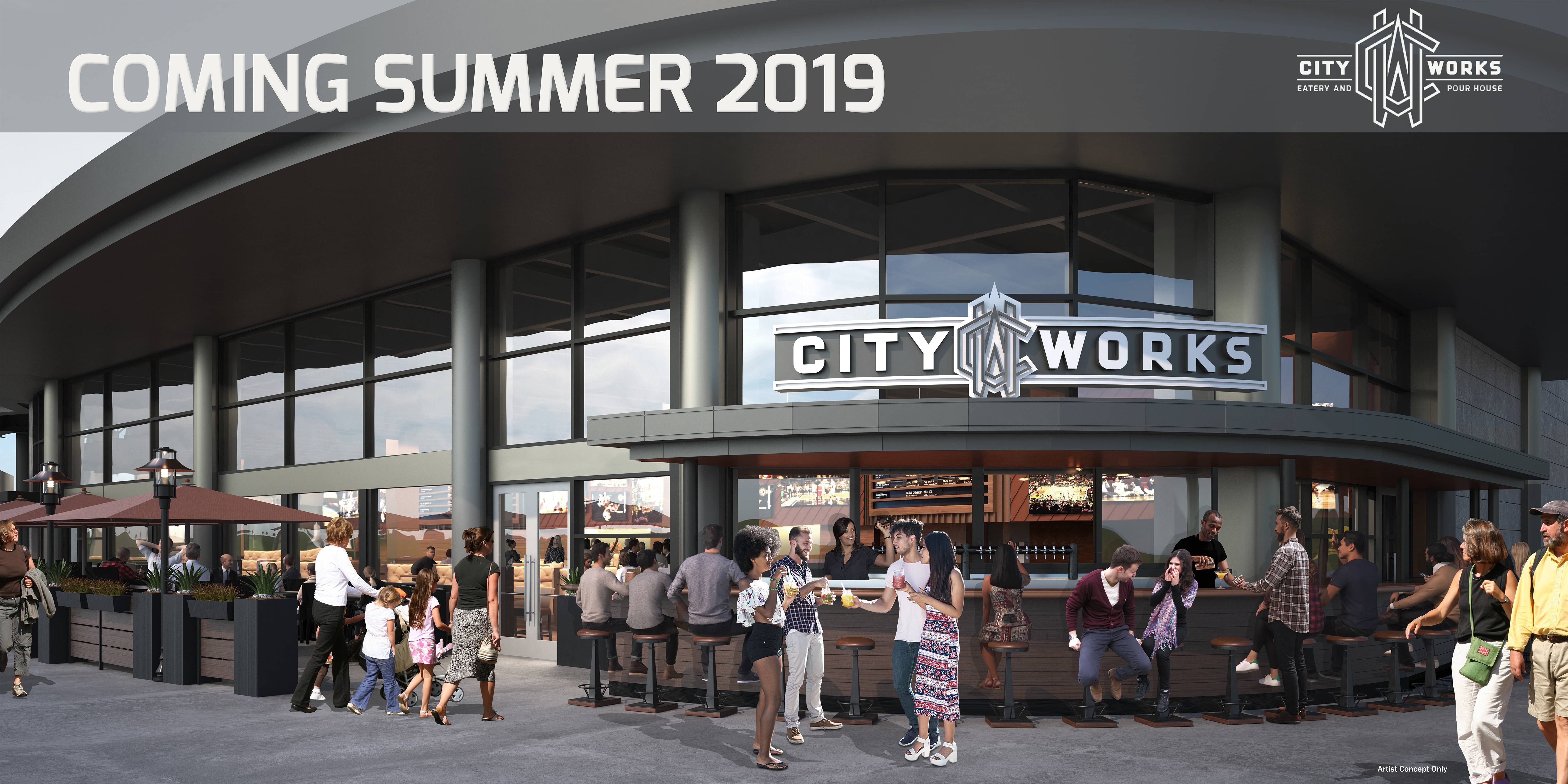 City Works Eatery and Pour House concept art