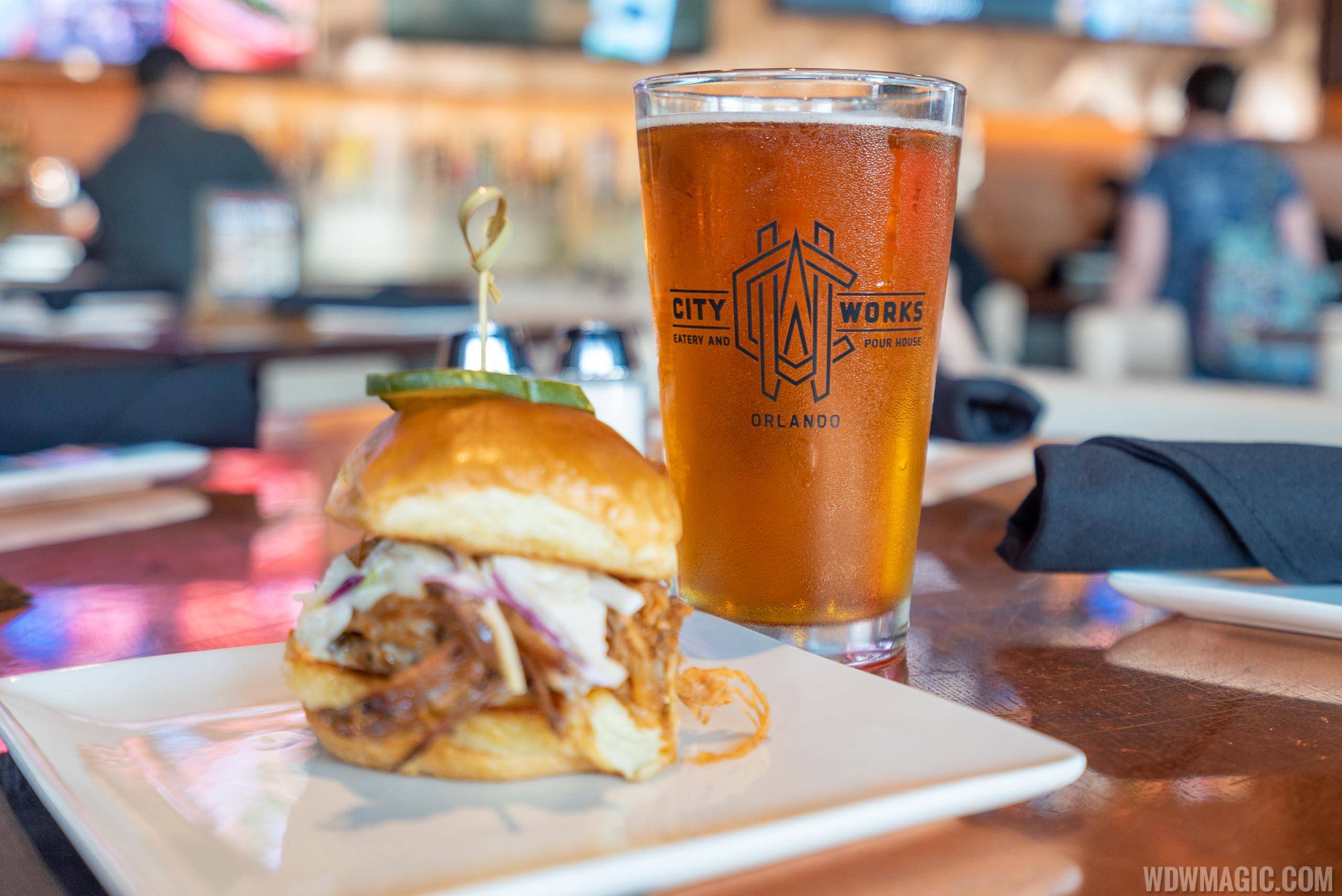 City Works Eatery and Pour House Disney Springs - Beer and Burger