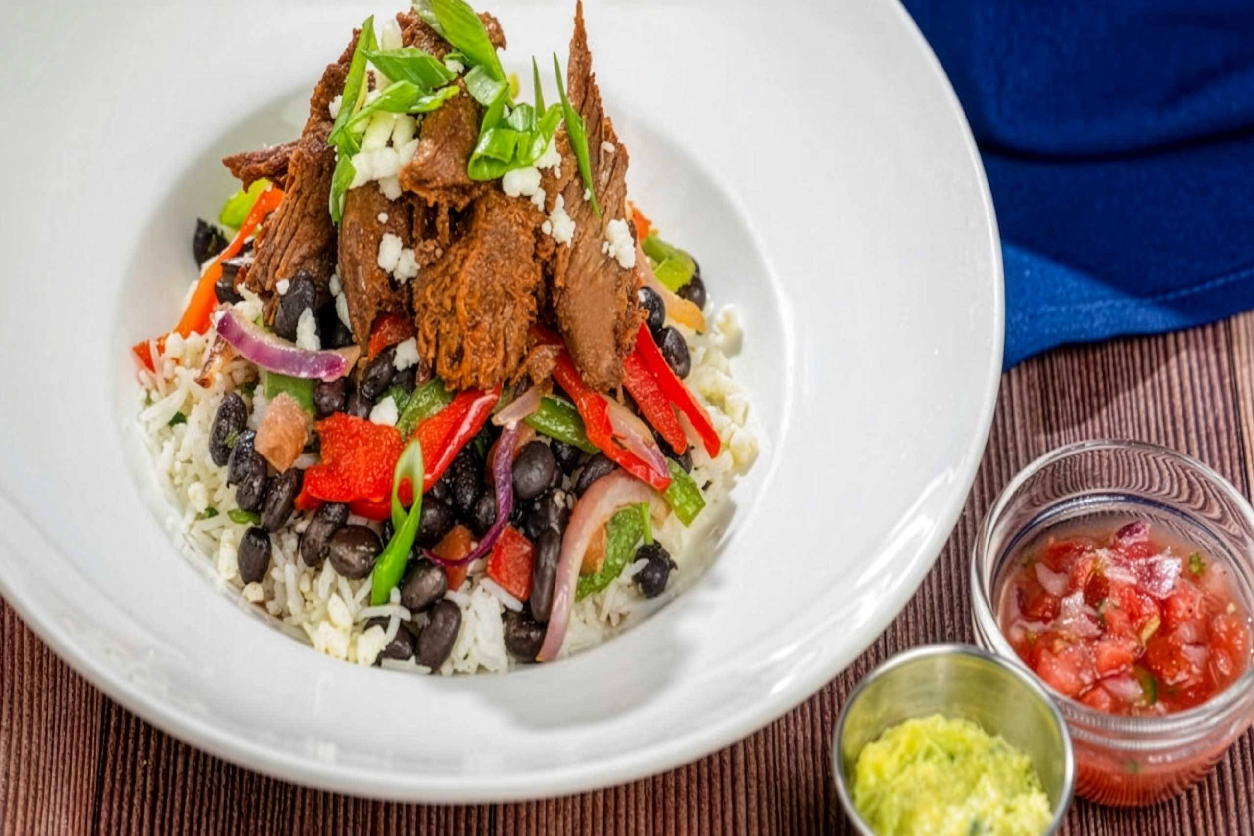 Signature Rice Bowl with Barbacoa Beef