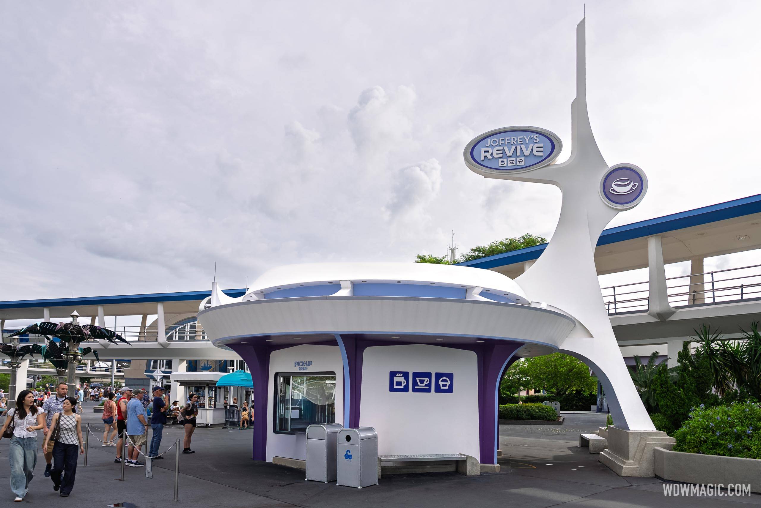 The Joffrey's Revive Kiosk Near Space Mountain