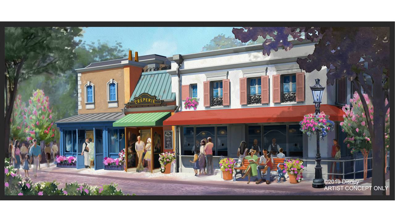 PHOTO - New Crêperie restaurant coming to Epcot's France Pavilion as part of Ratatouille expansion