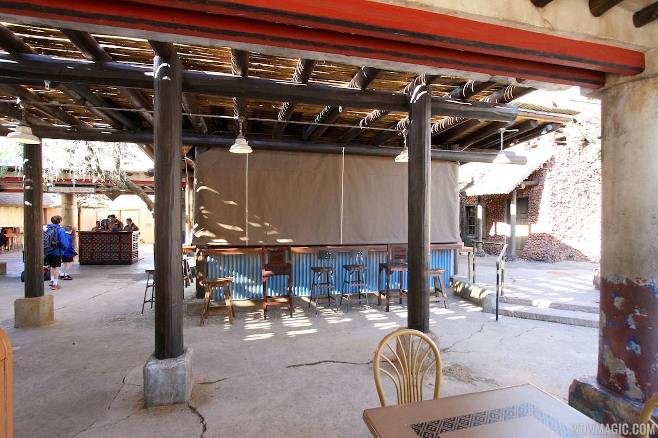 PHOTOS - Newly rebuilt and relocated Dawa Bar opening this week at Disney's Animal Kingdom