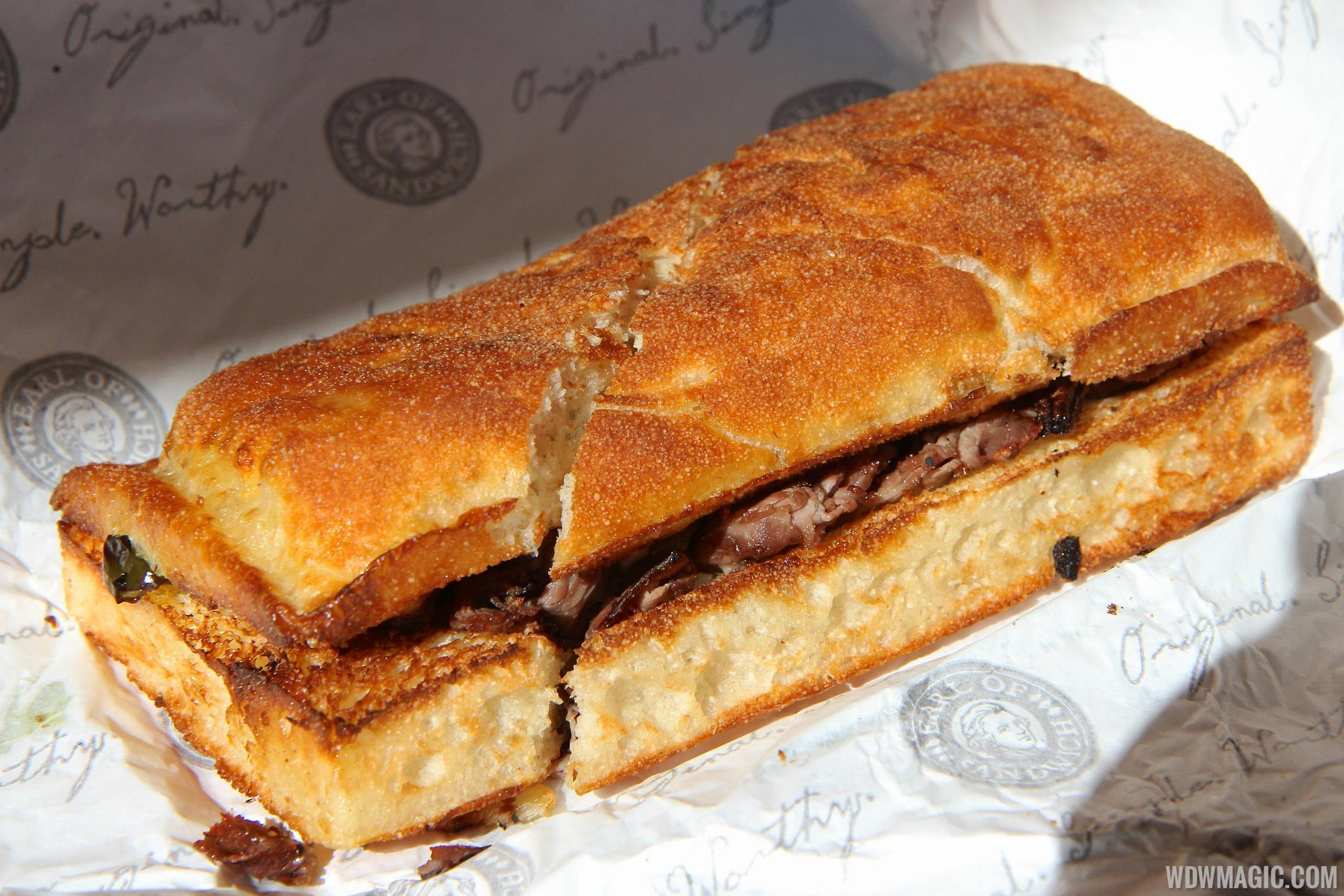Earl of Sandwich - Philly Cheesesteak Sandwich