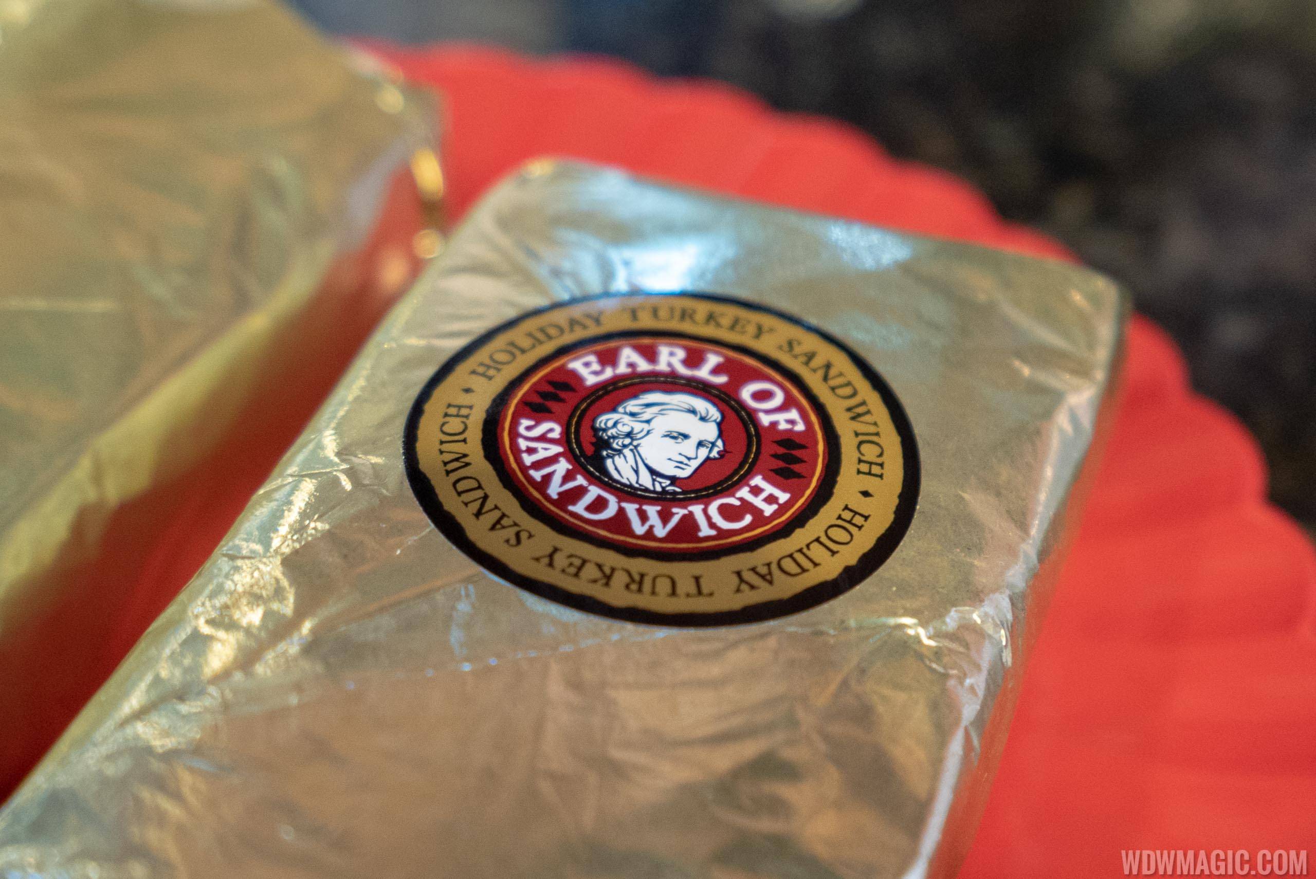 Earl of Sandwich limited time holiday offerings 2018