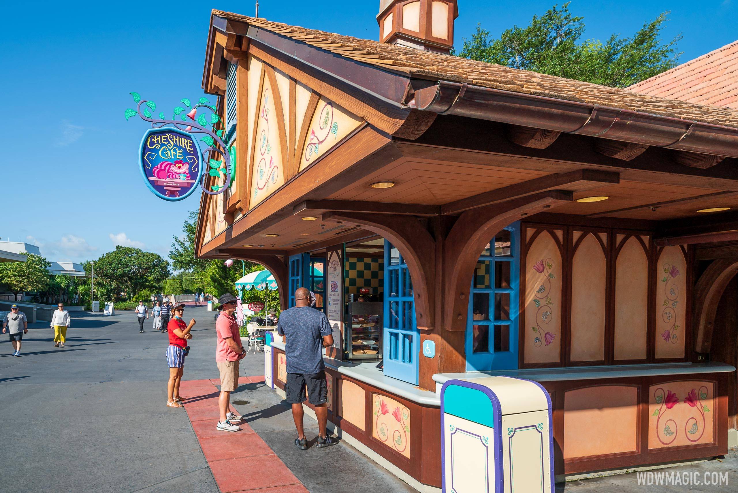 Cheshire Cafe and Prince Eric's Village Market have reopened at Magic Kingdom today