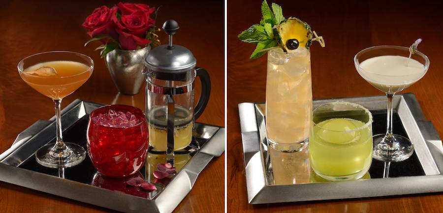 Menu with pricing now available for the new Enchanted Rose Lounge at Disney's Grand Floridian Resort