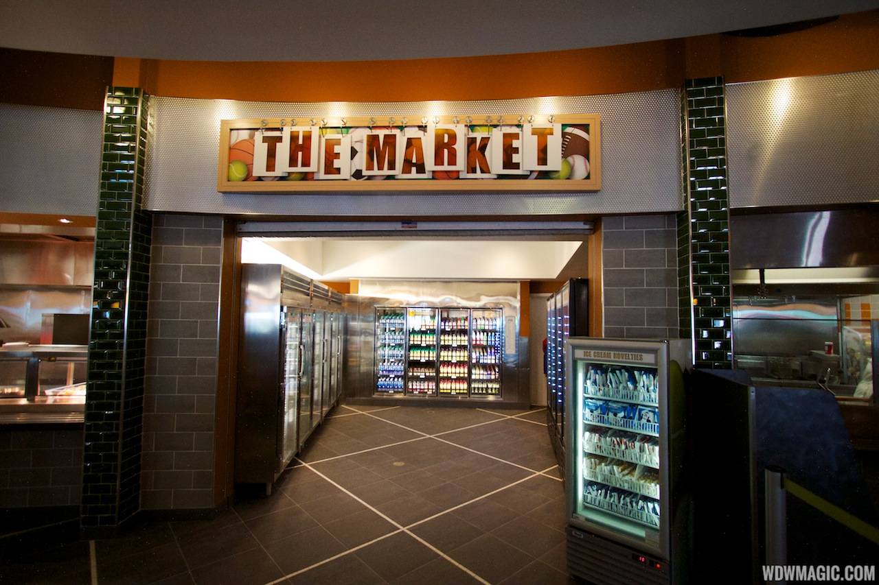New All Star Sports End Zone Food Court - Grab and Go market