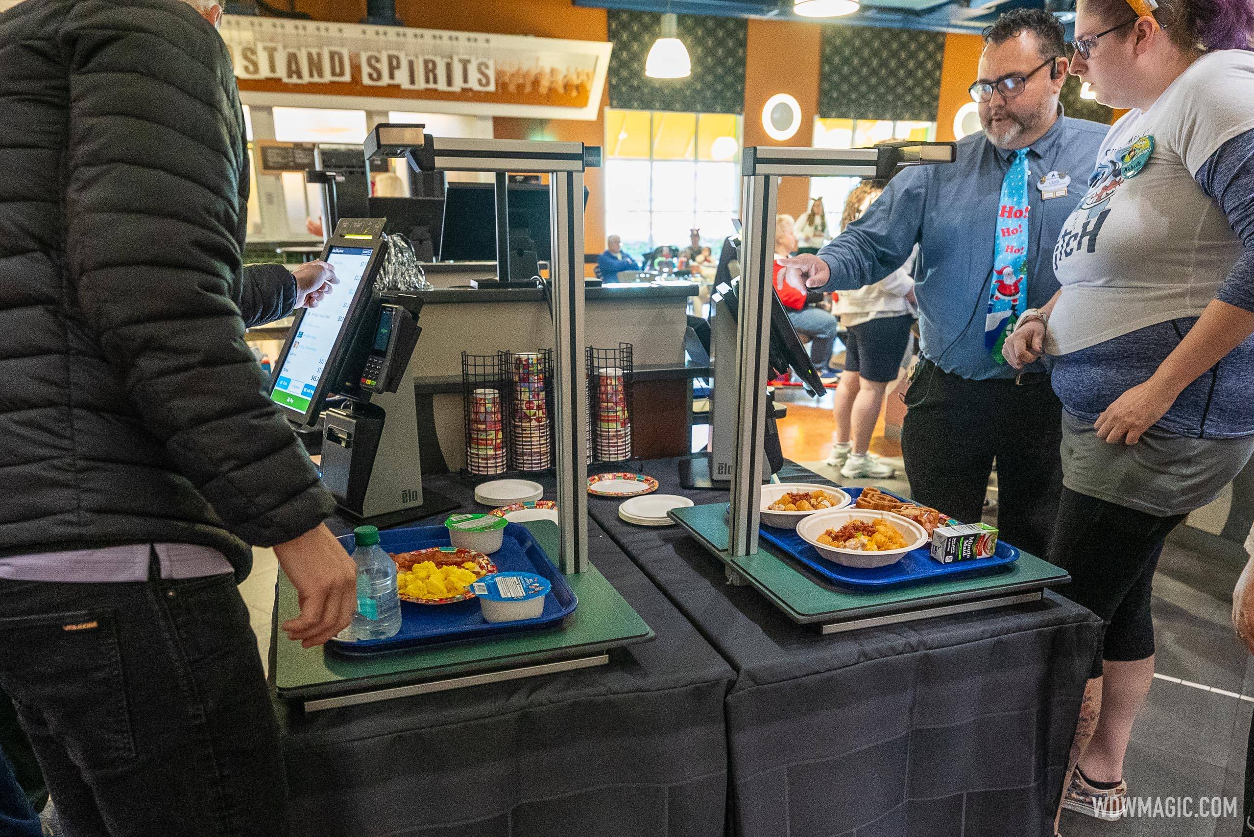 AI Self-Checkout System at All-Star Sports Resort Food Court