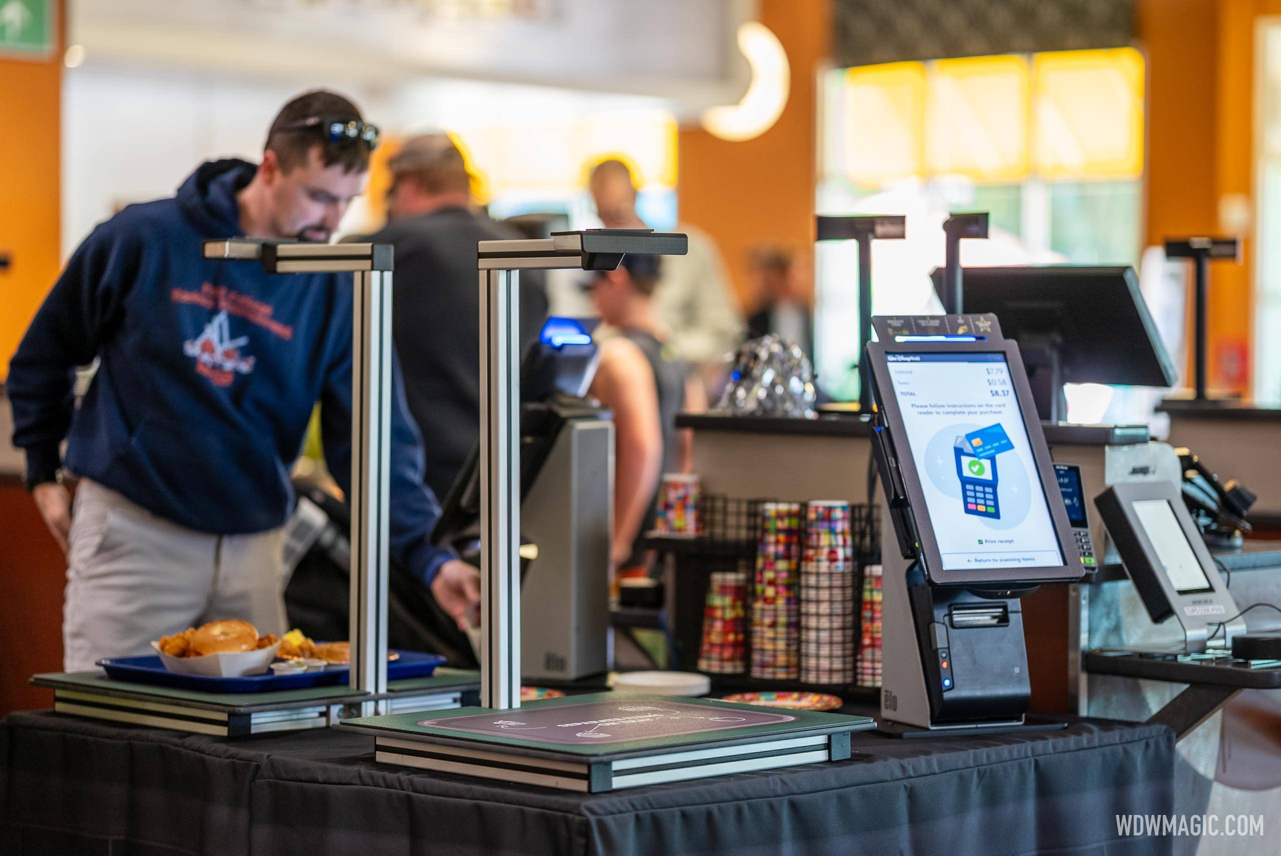 AI Self-Checkout System at All-Star Sports Resort Food Court