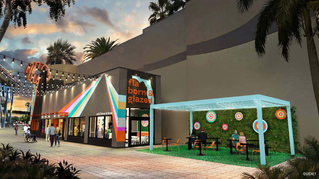 PHOTOS - Concept art of the new 'Everglazed Donuts and Cold Brew' coming soon to Disney Springs