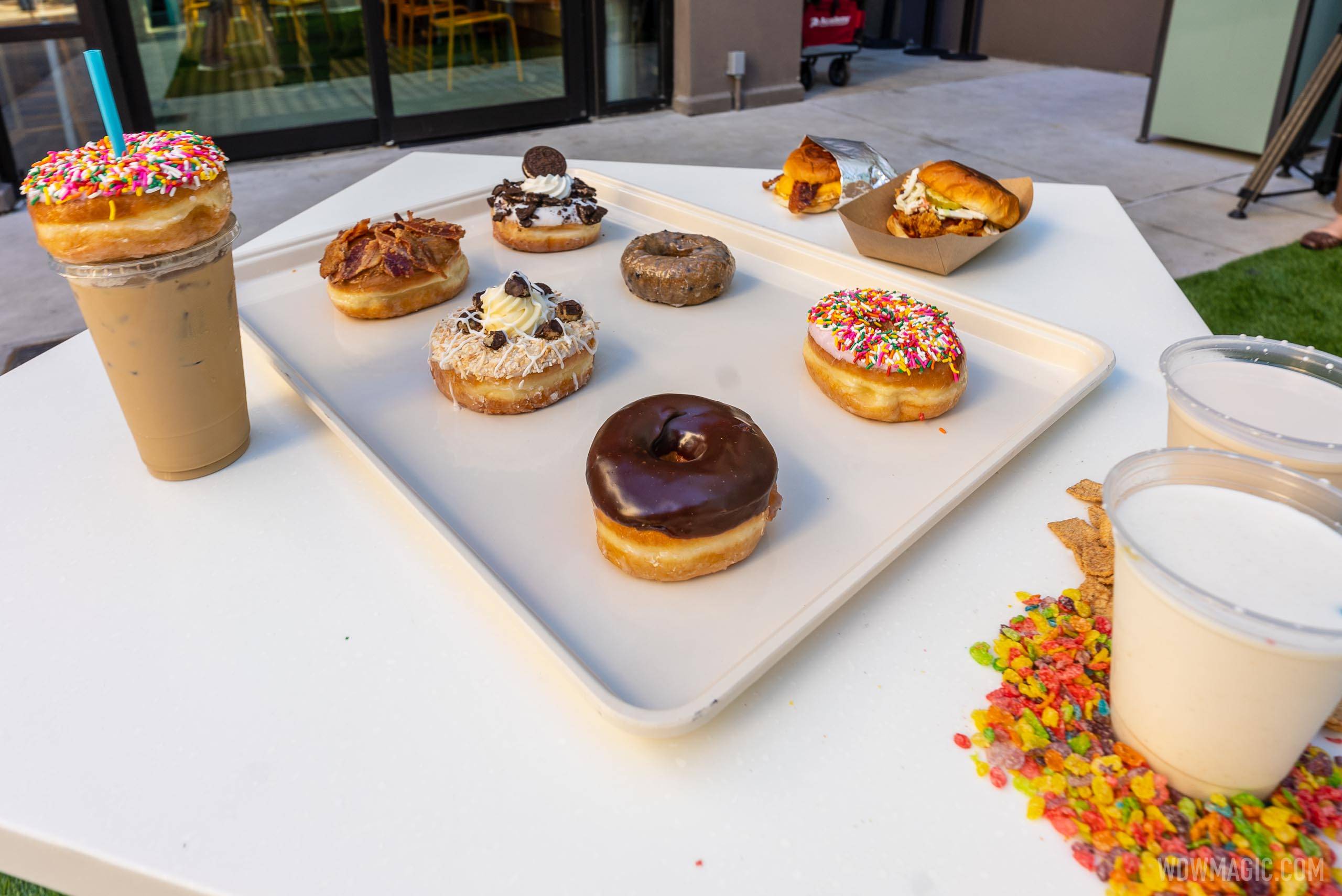 Everglazed Donuts and Cold Brew opening day