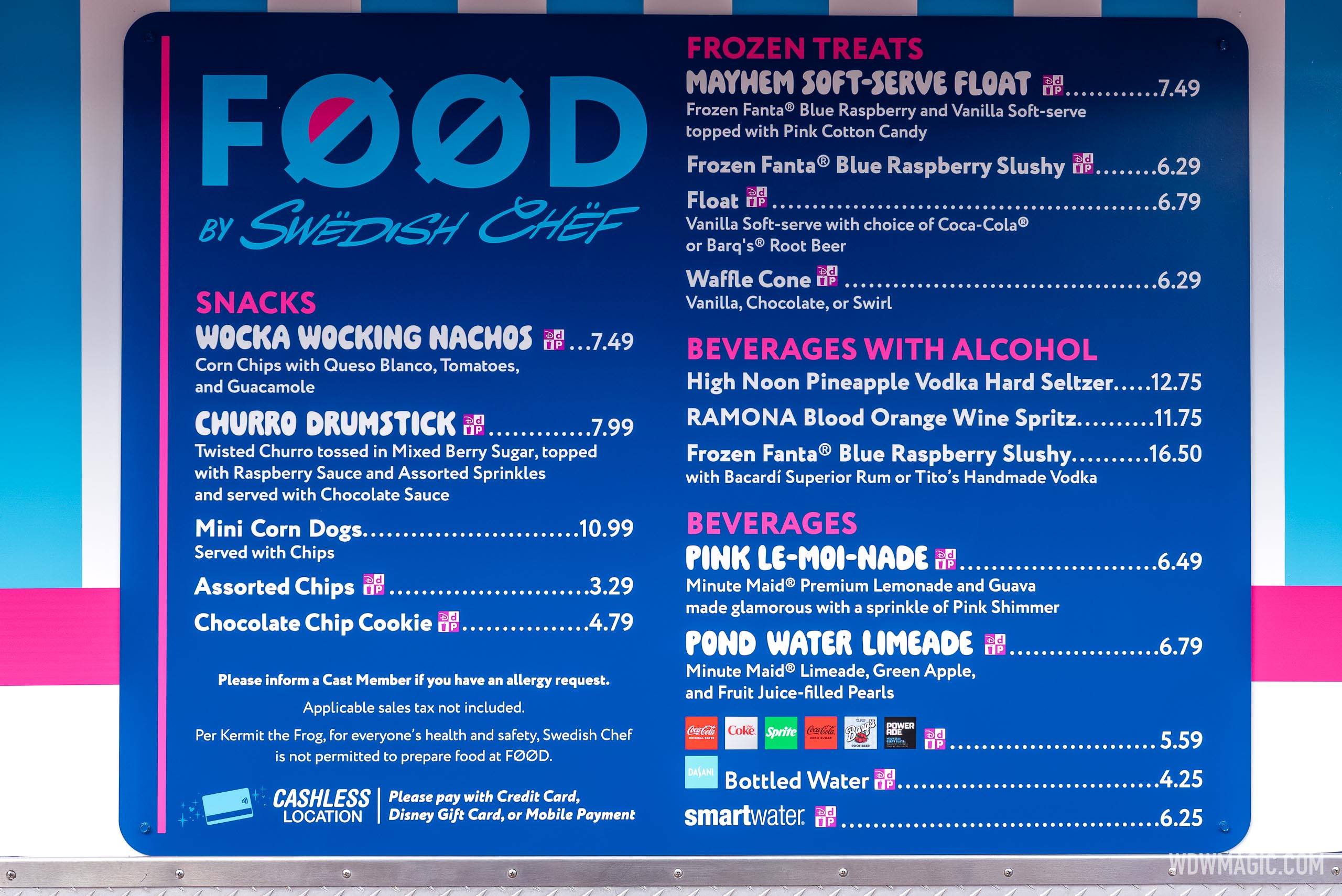 FØØD by Swedish Chef menu and pricing