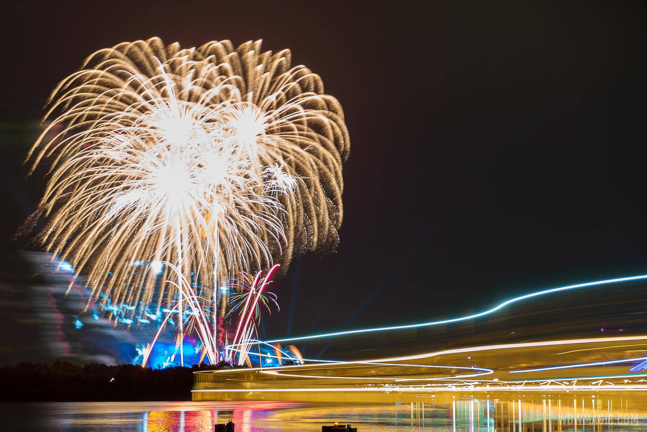 Set sail with a fireworks dessert party on the Seven Seas Lagoon with 'Ferrytale Wishes - A Fireworks Dessert Cruise'