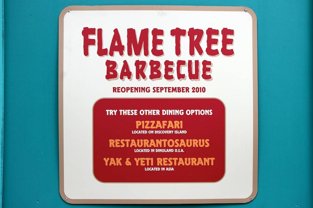 Flame Tree barbecue refurbishment extended