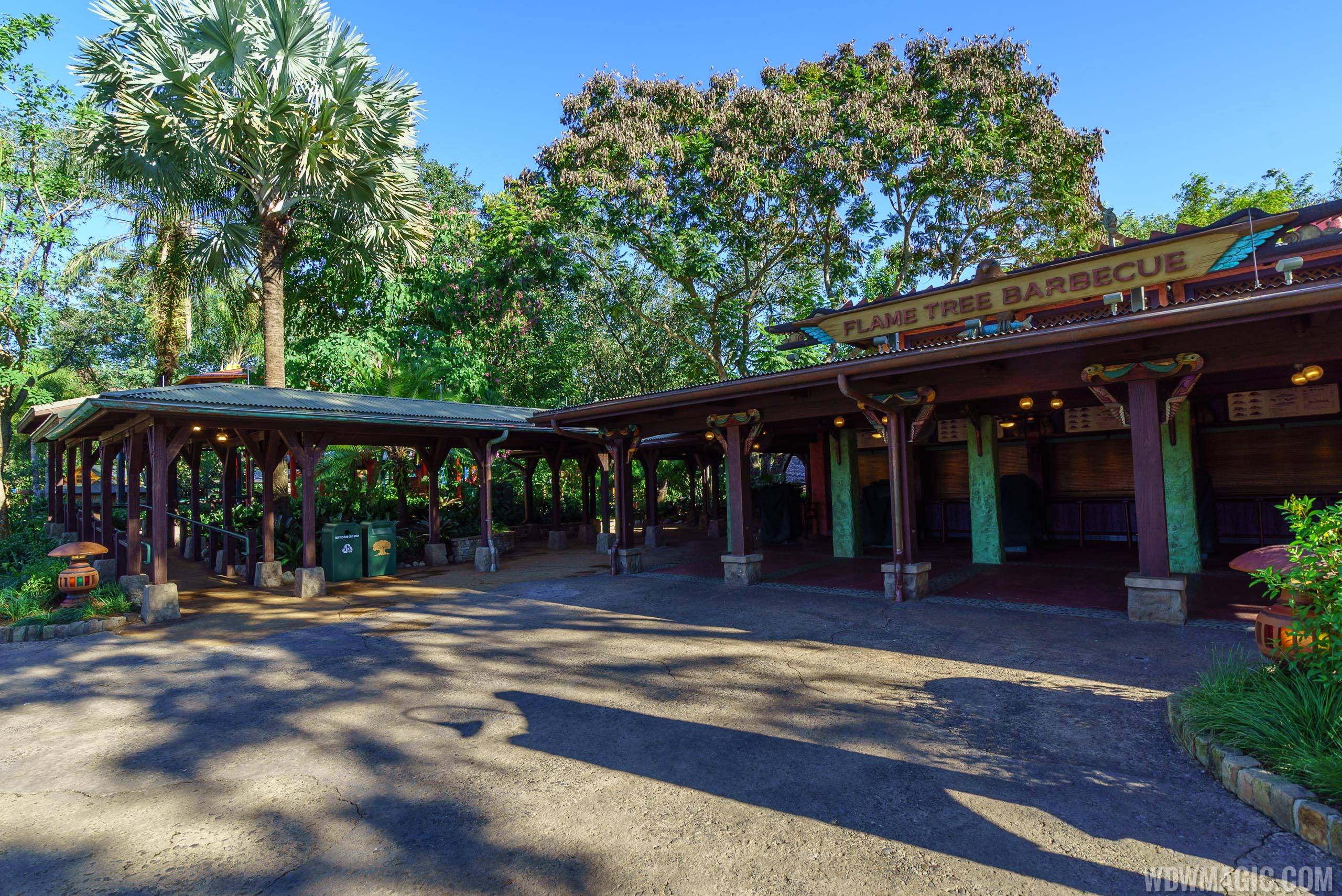 PHOTOS - Expanded seating and covered walkways at Flametree Barbecue