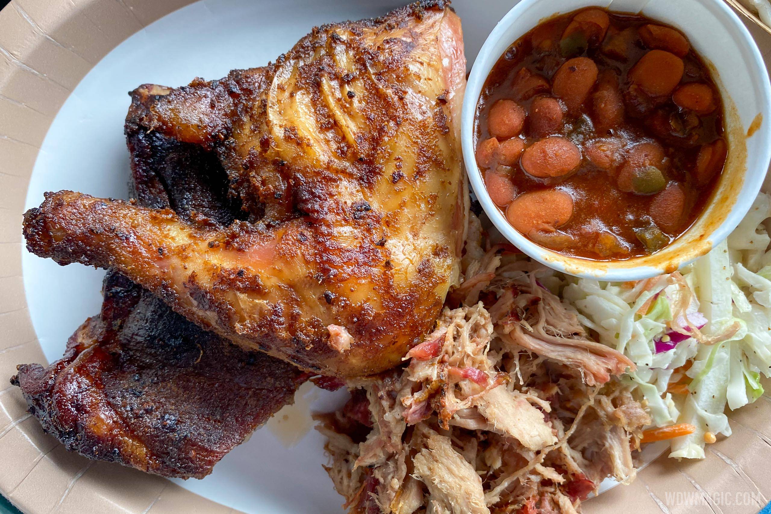 Flame Tree Barbecue - Ribs, Chicken and Pulled Pork Sampler 