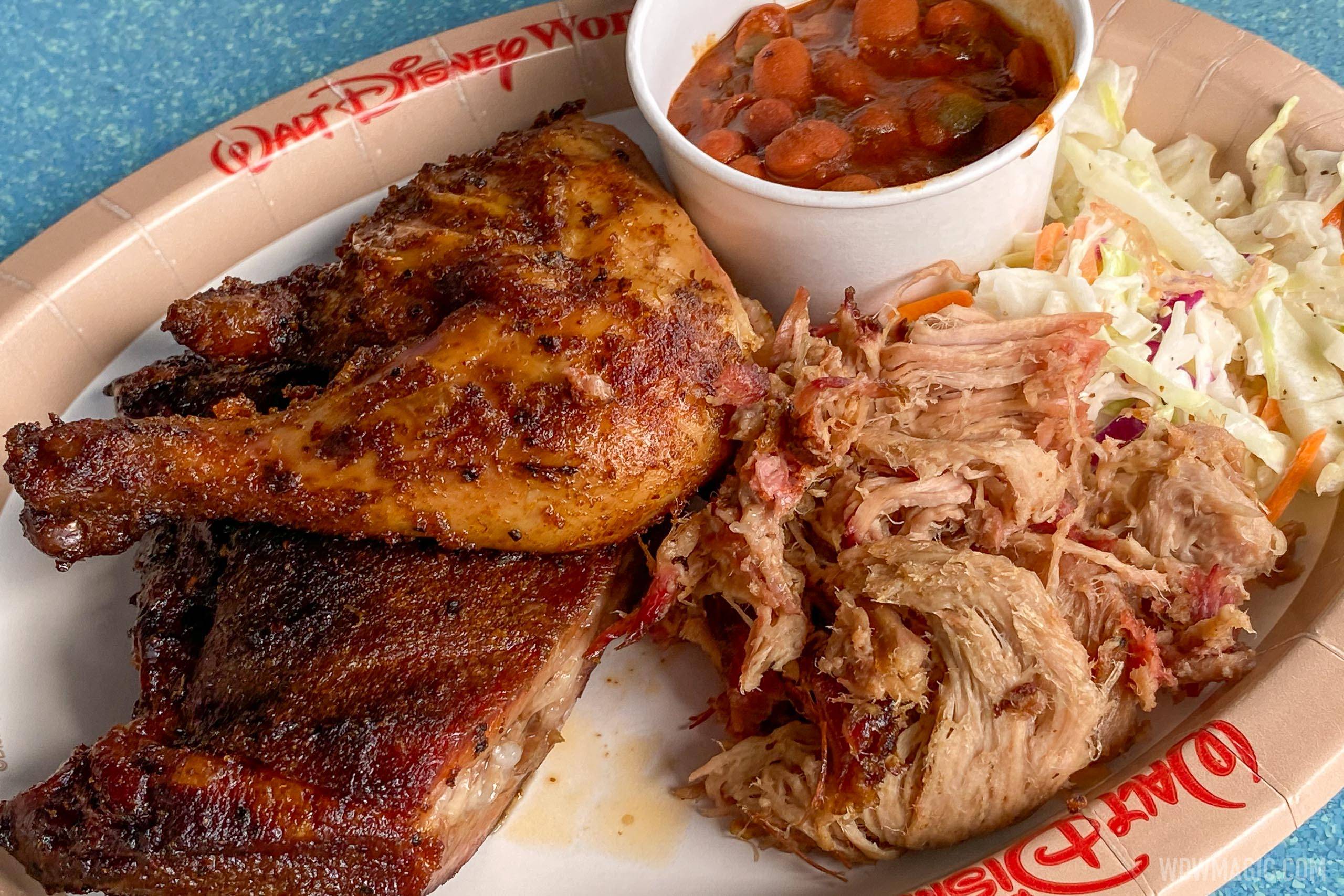 Flame Tree Barbecue food