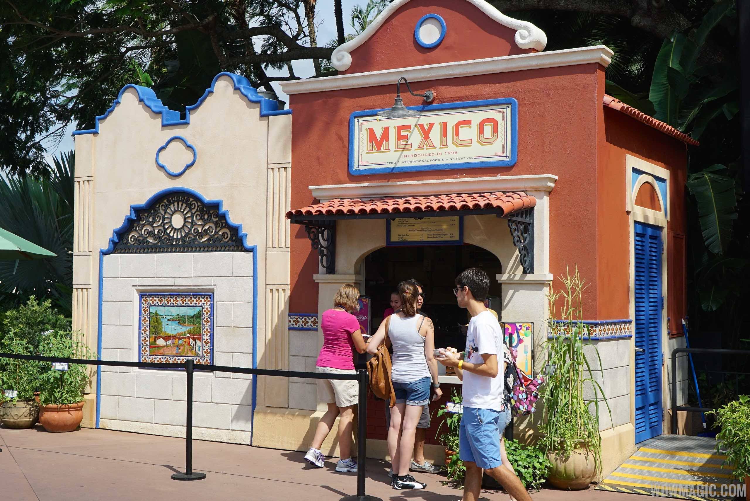 Mexico Food and Wine kiosk