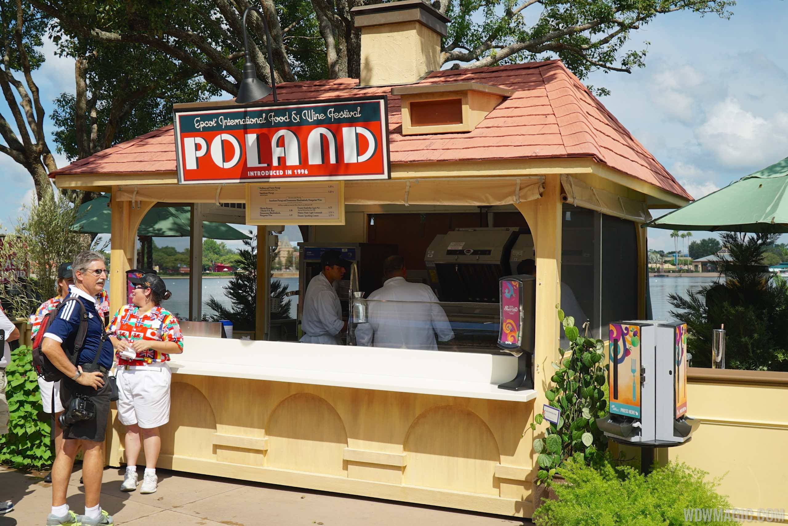 Poland Food and Wine Festival kiosk