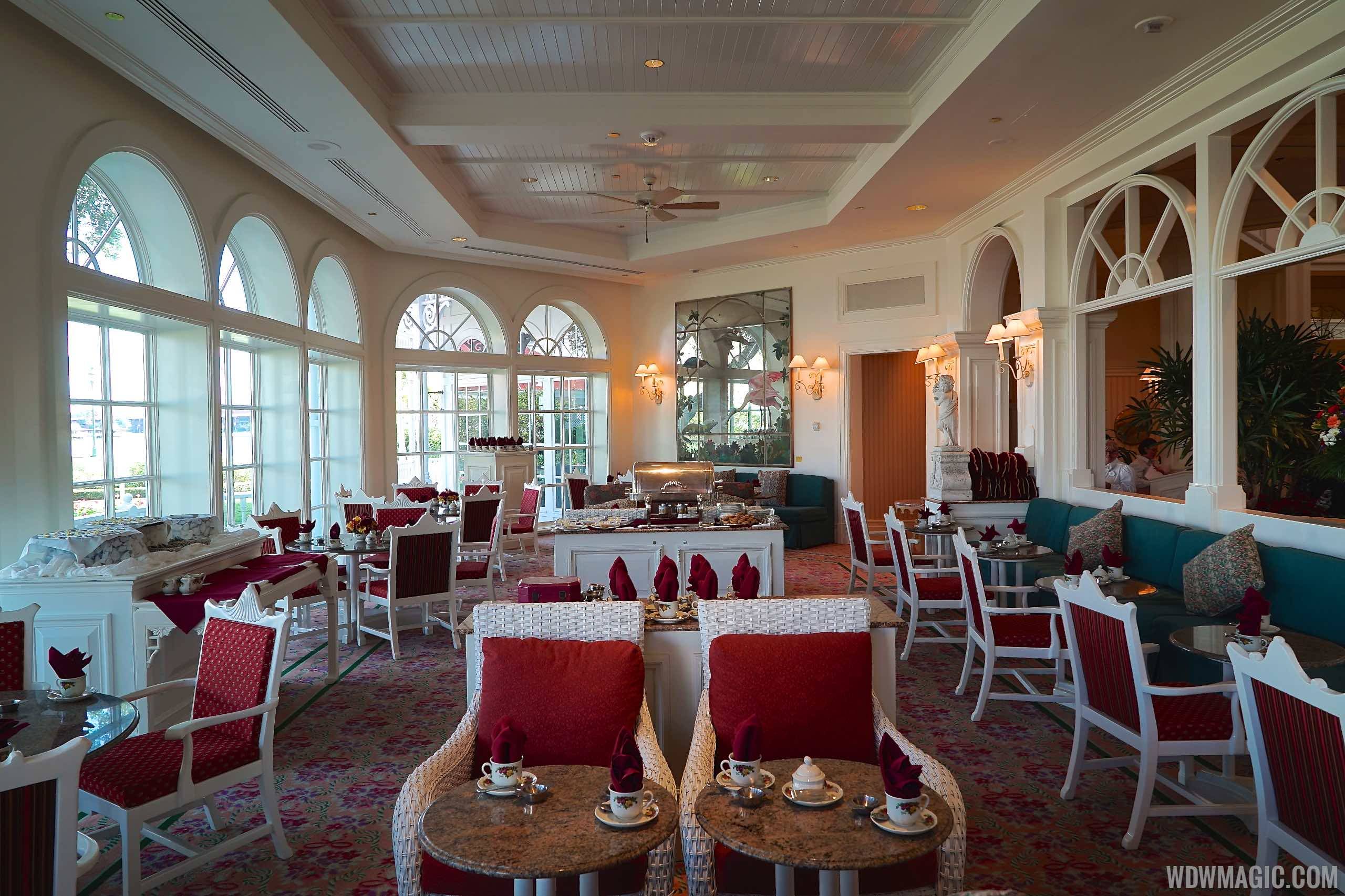 Elegant, Delicious and Fun with a Lovely View of The Grand Floridian Pool &amp; Gardens