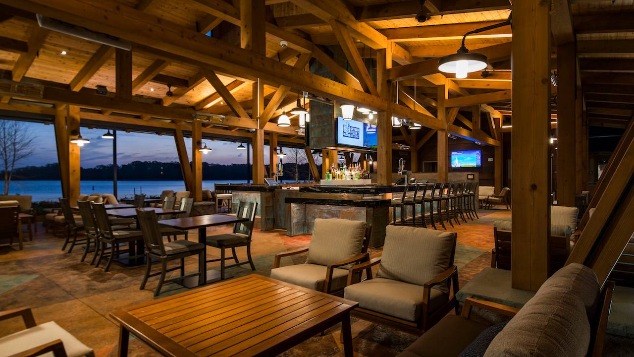 Geyser Point Bar and Grill now open at Disney's Wilderness Lodge Resort