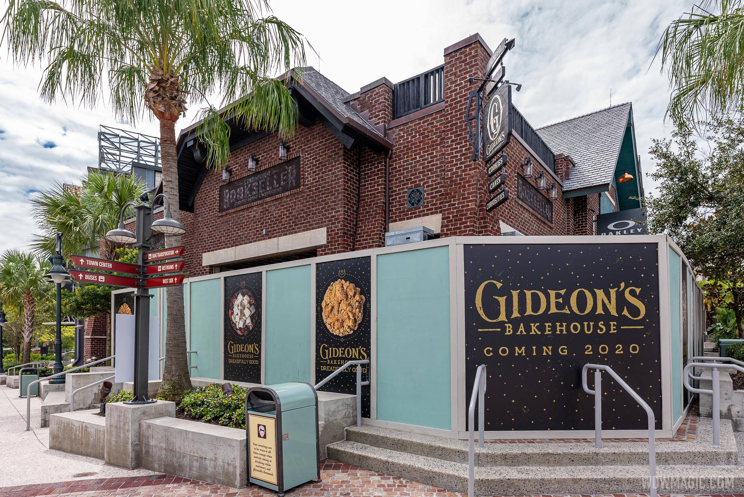 PHOTOS - More exterior details arrive at Gideon's Bakehouse in Disney Springs
