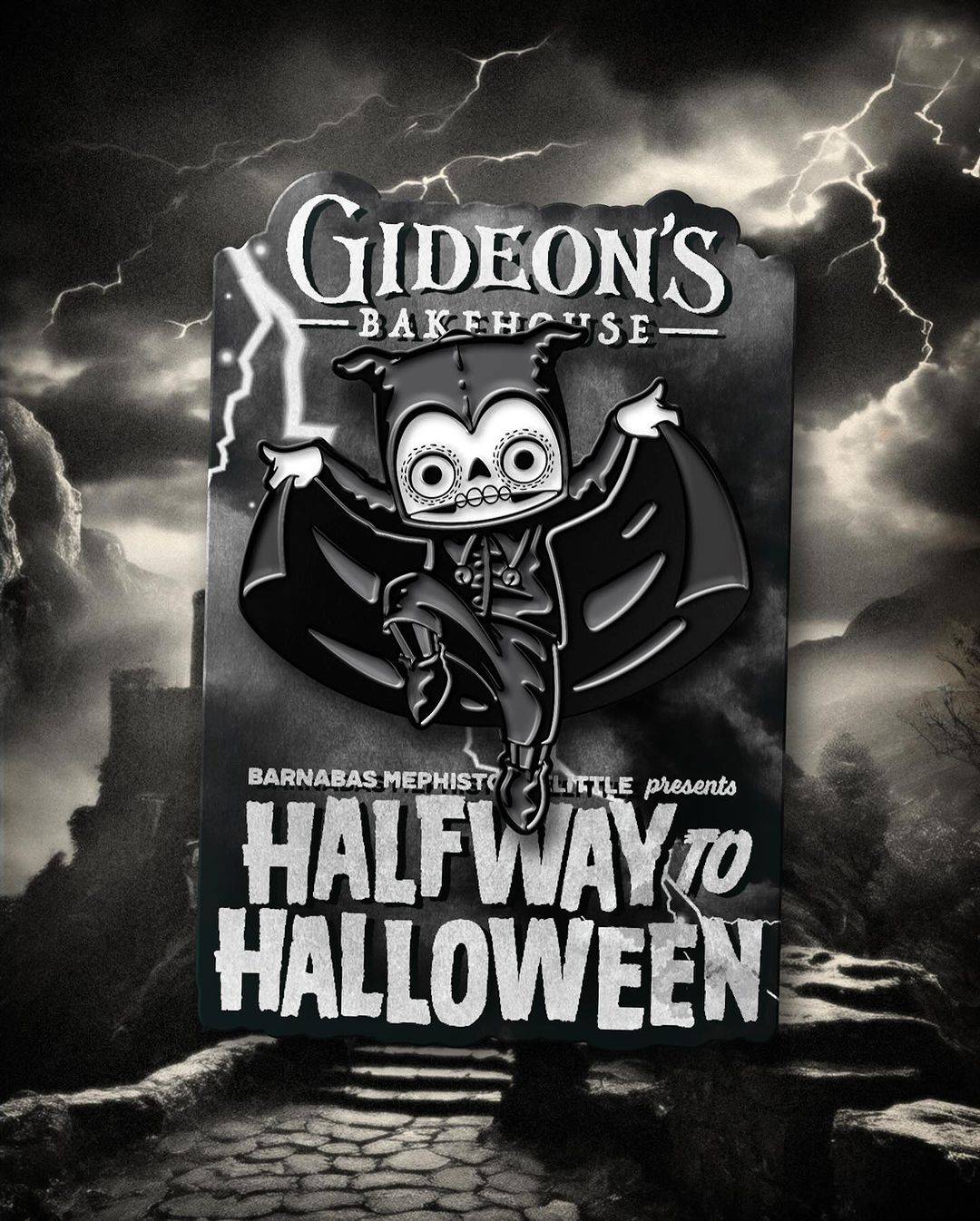 Gideon's Bakehouse Halfway to Halloween Treats and Merchandise