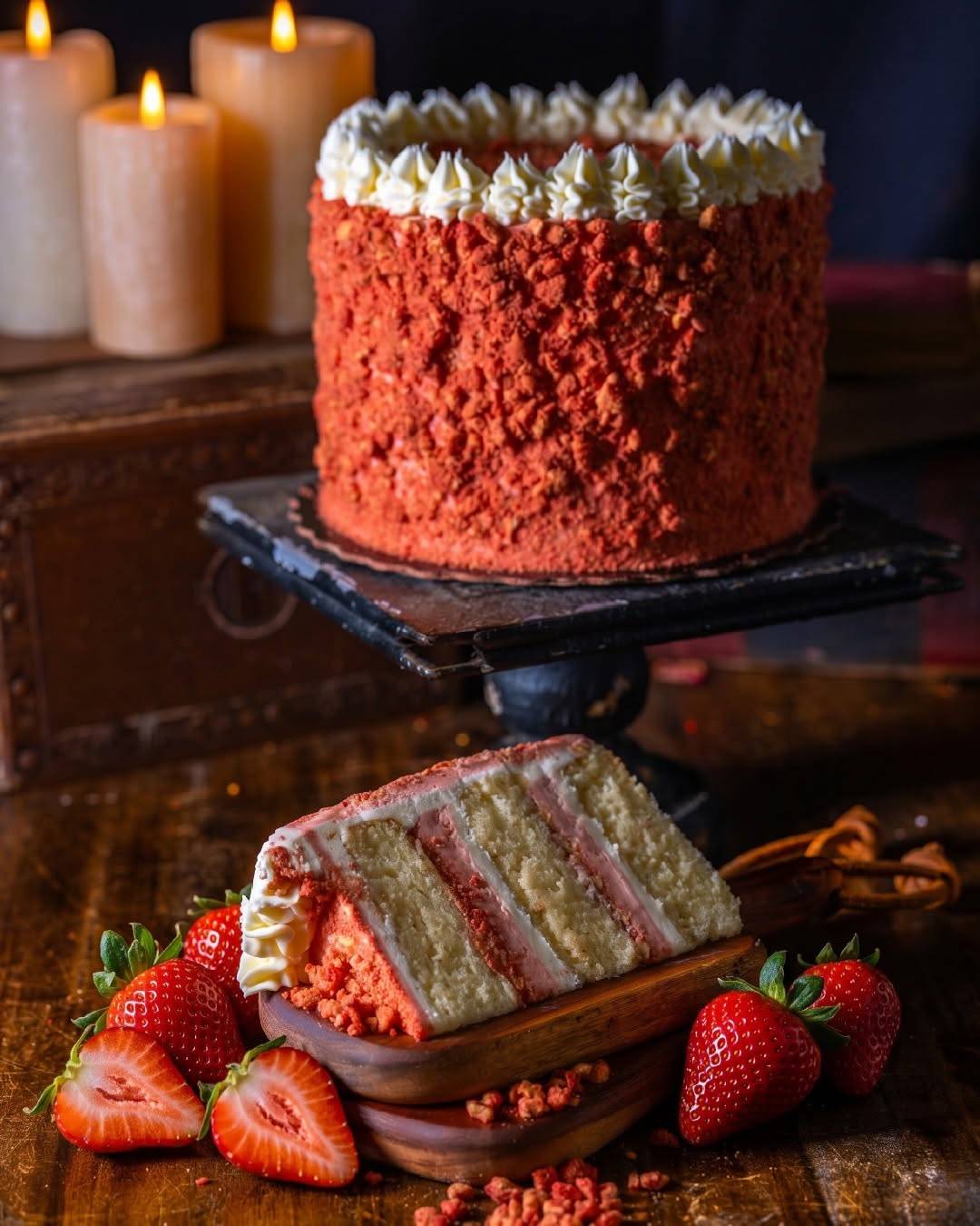 Strawberry Crumb Cake
